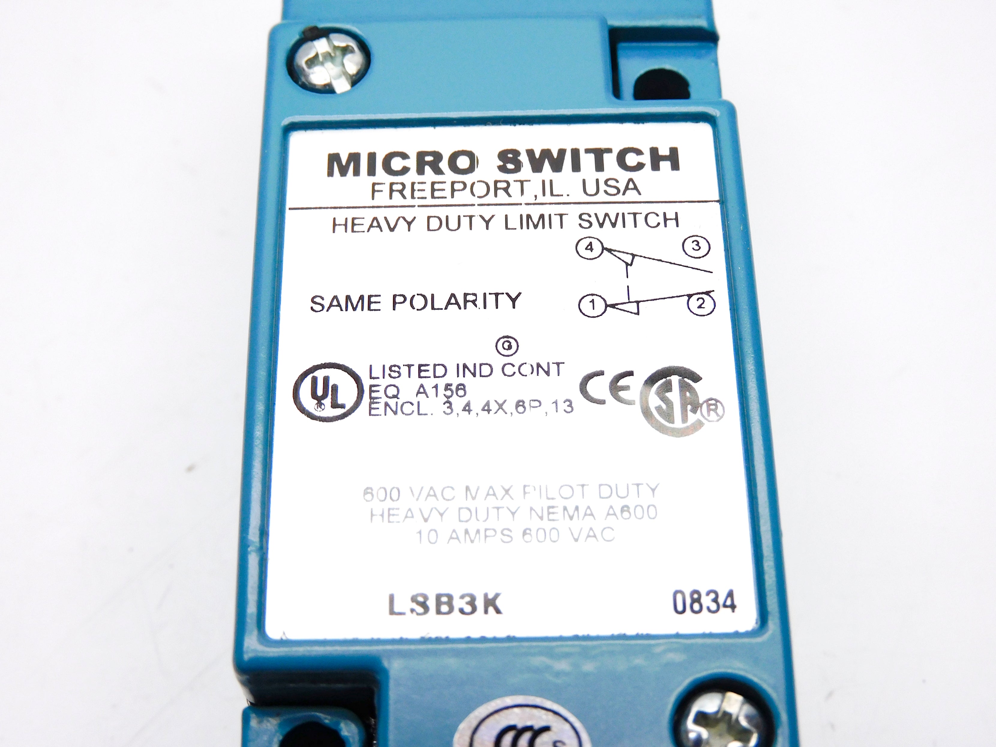 HONEYWELL LSB3K 600VAC 10A NSMP