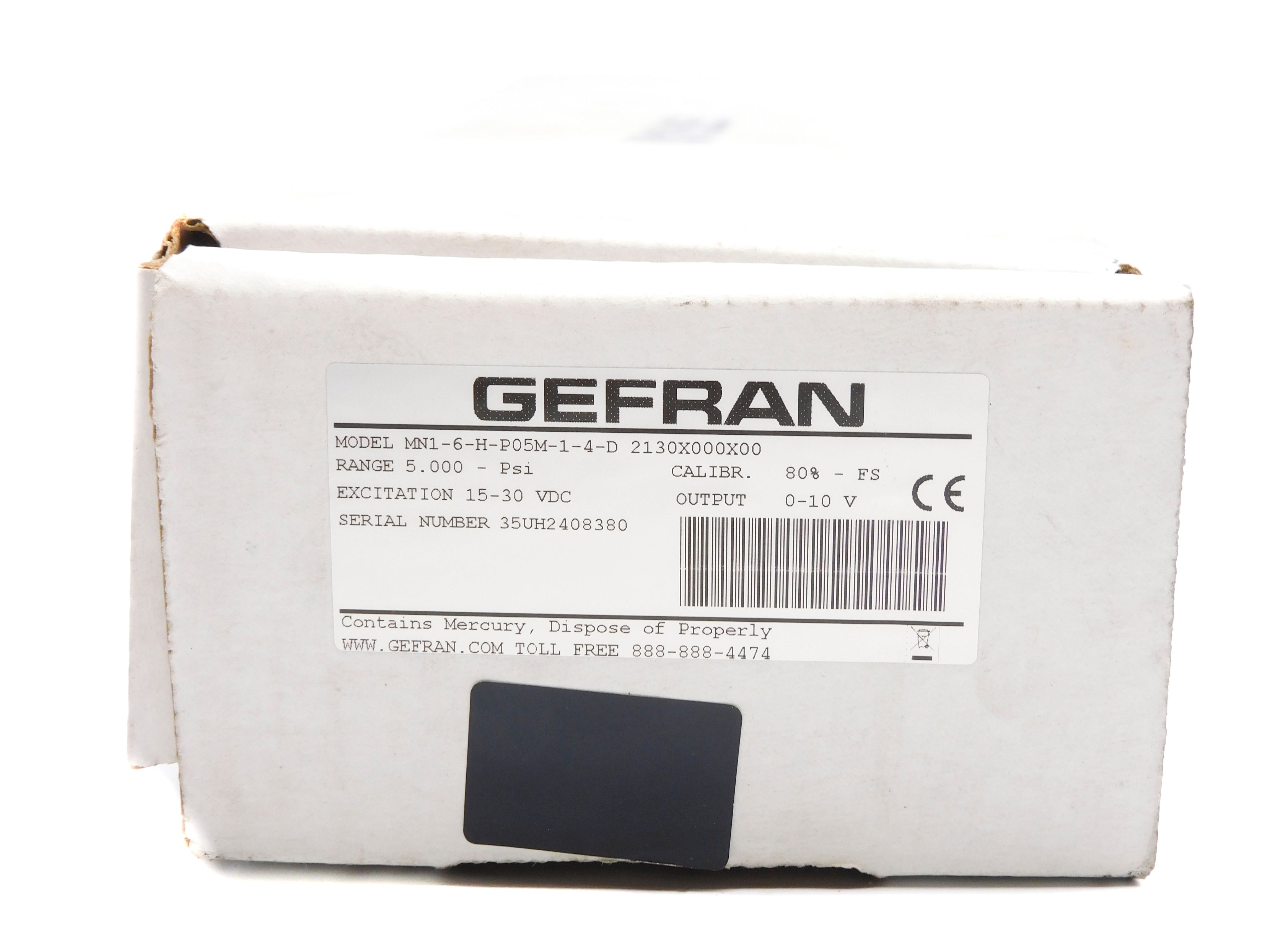 GEFRAN MN1-6-H-P05M-1-4-D NSMP