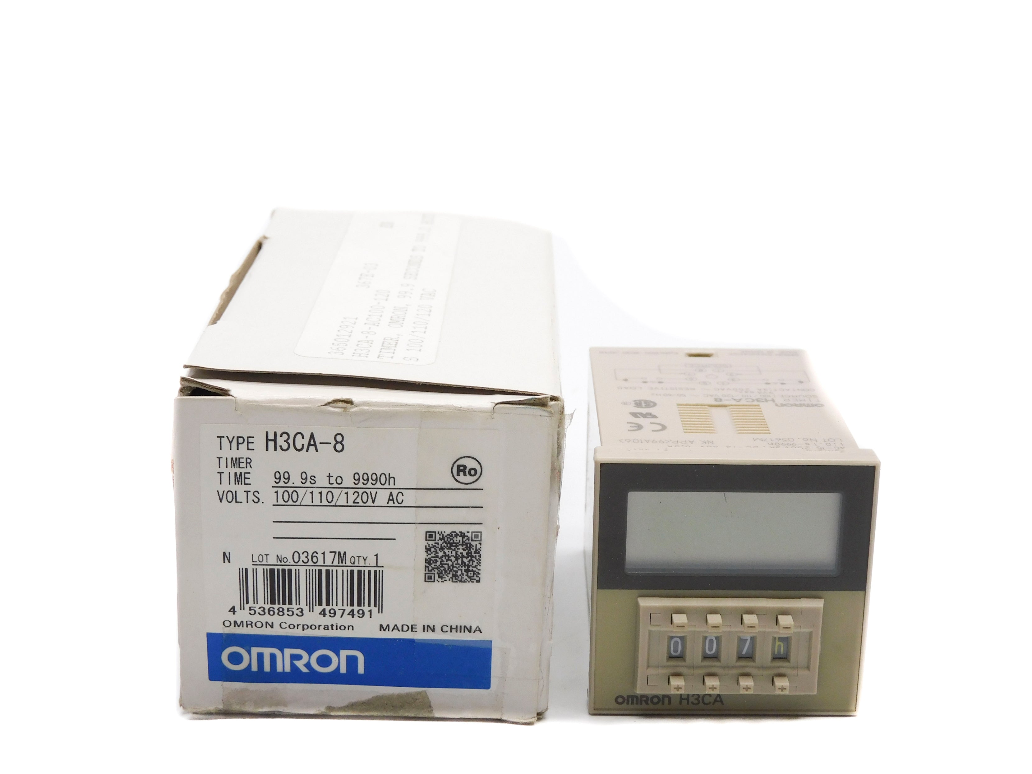 OMRON H3CA-8 100/110/120VAC 3A 99.9S-9990H NSMP