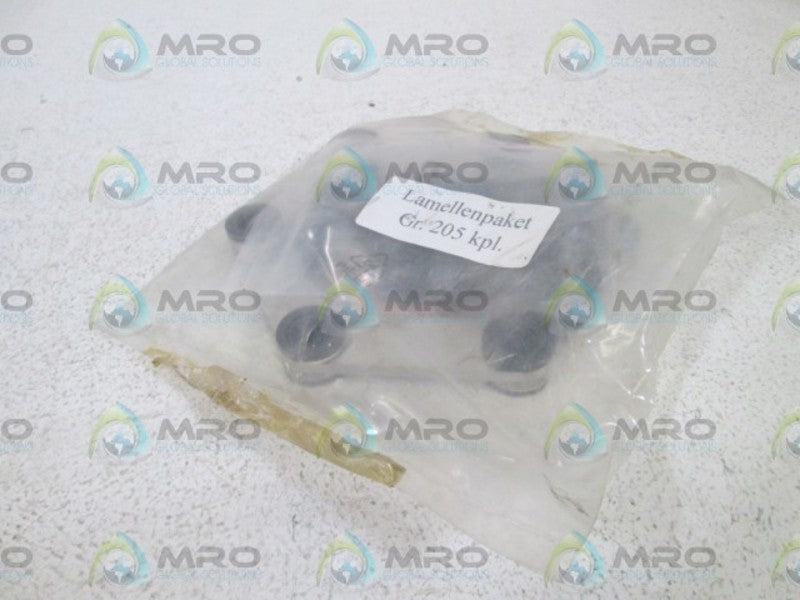 LAMELLENPAKET GR.205 KPL. NSNP IN BAG