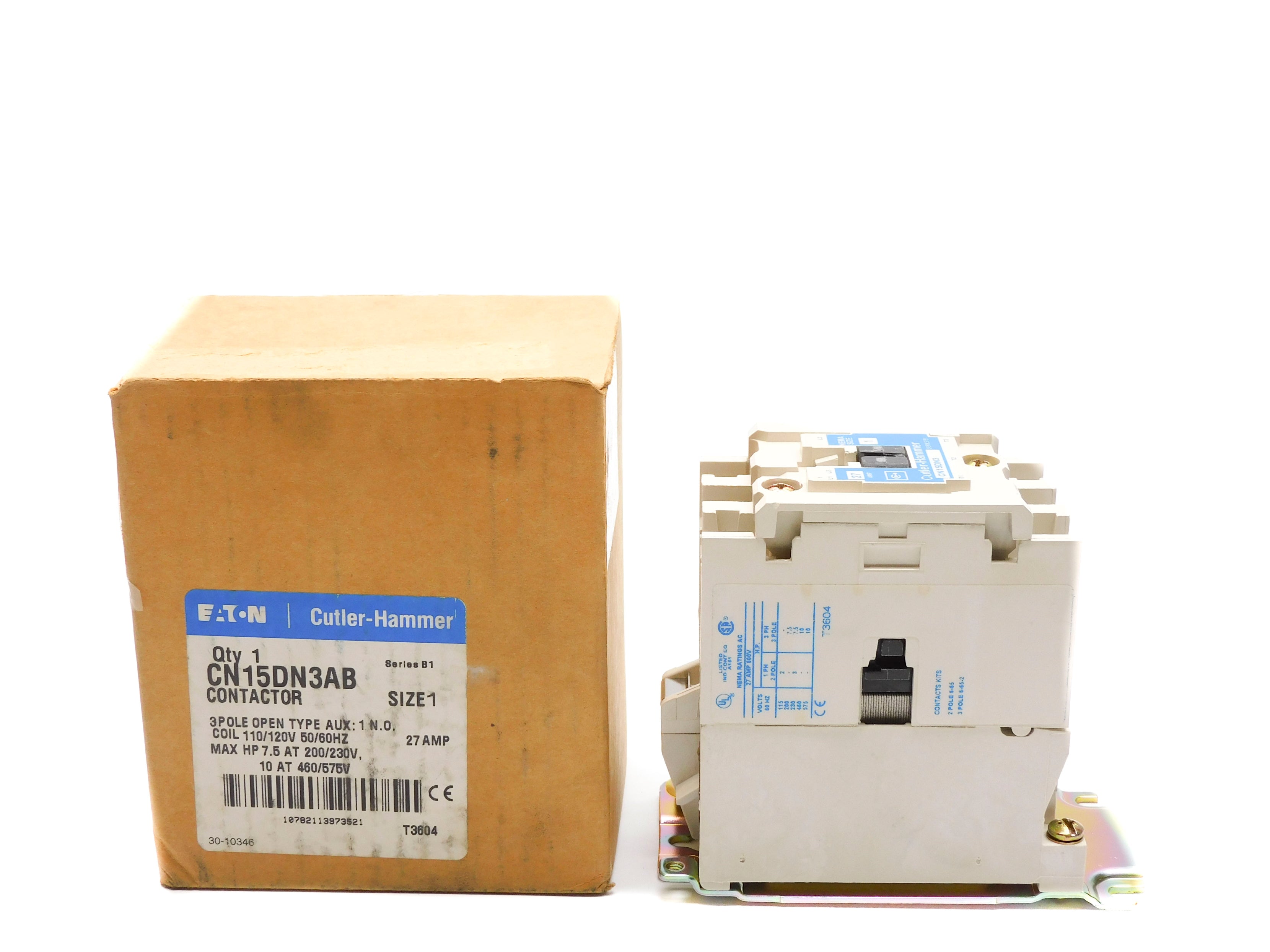 CUTLER HAMMER CN15DN3AB SER. B1 110/120V NSMP