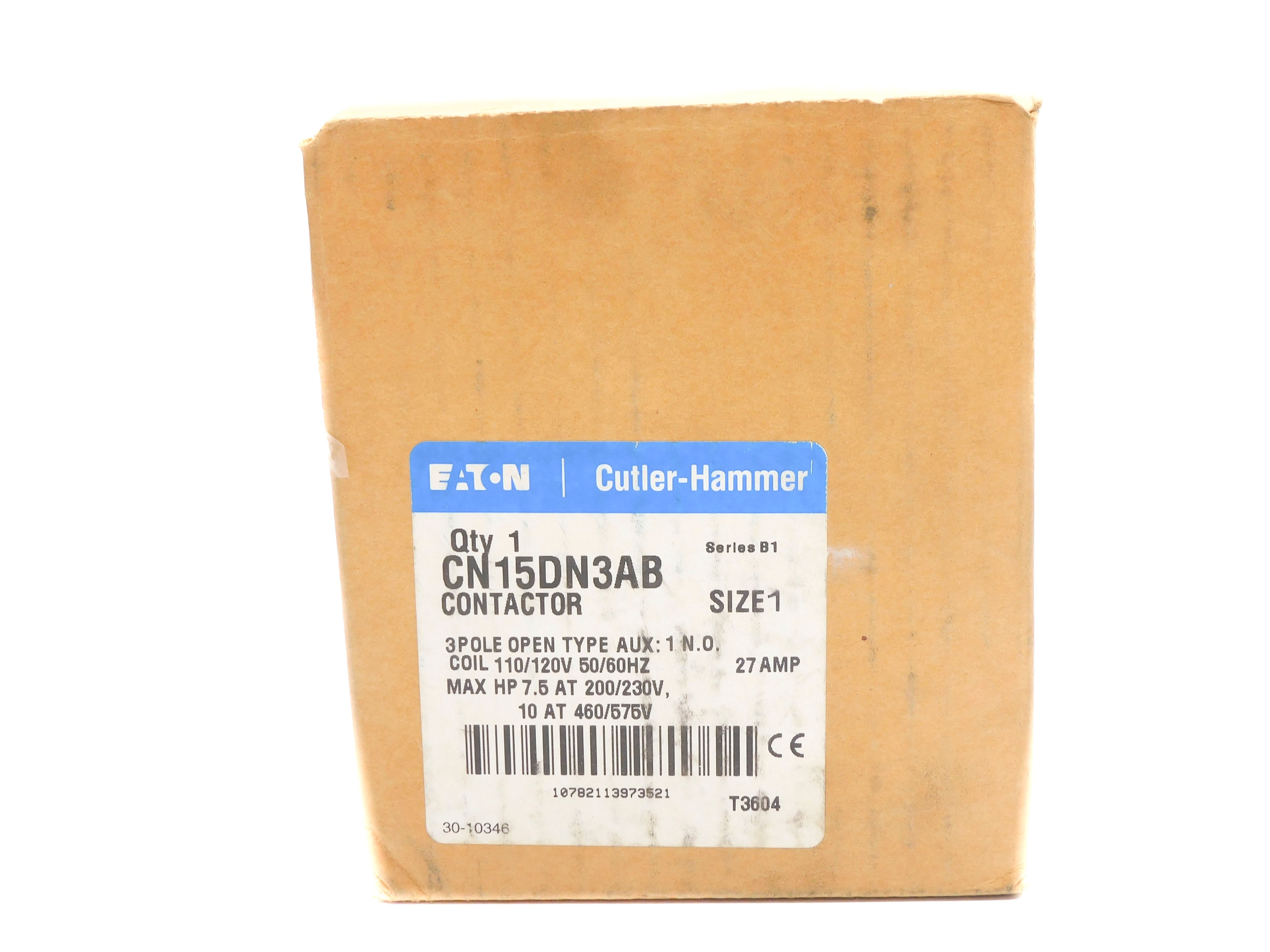 CUTLER HAMMER CN15DN3AB SER. B1 110/120V NSMP