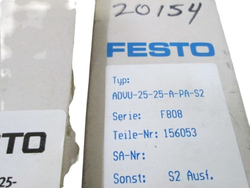 FESTO CYLINDER ADVU-25-25-A-PA-S2  NSMP