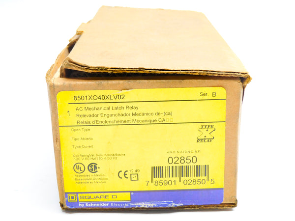 SQUARE D 8501XO40XLV02 SER. B 110/120V 20A NSMP