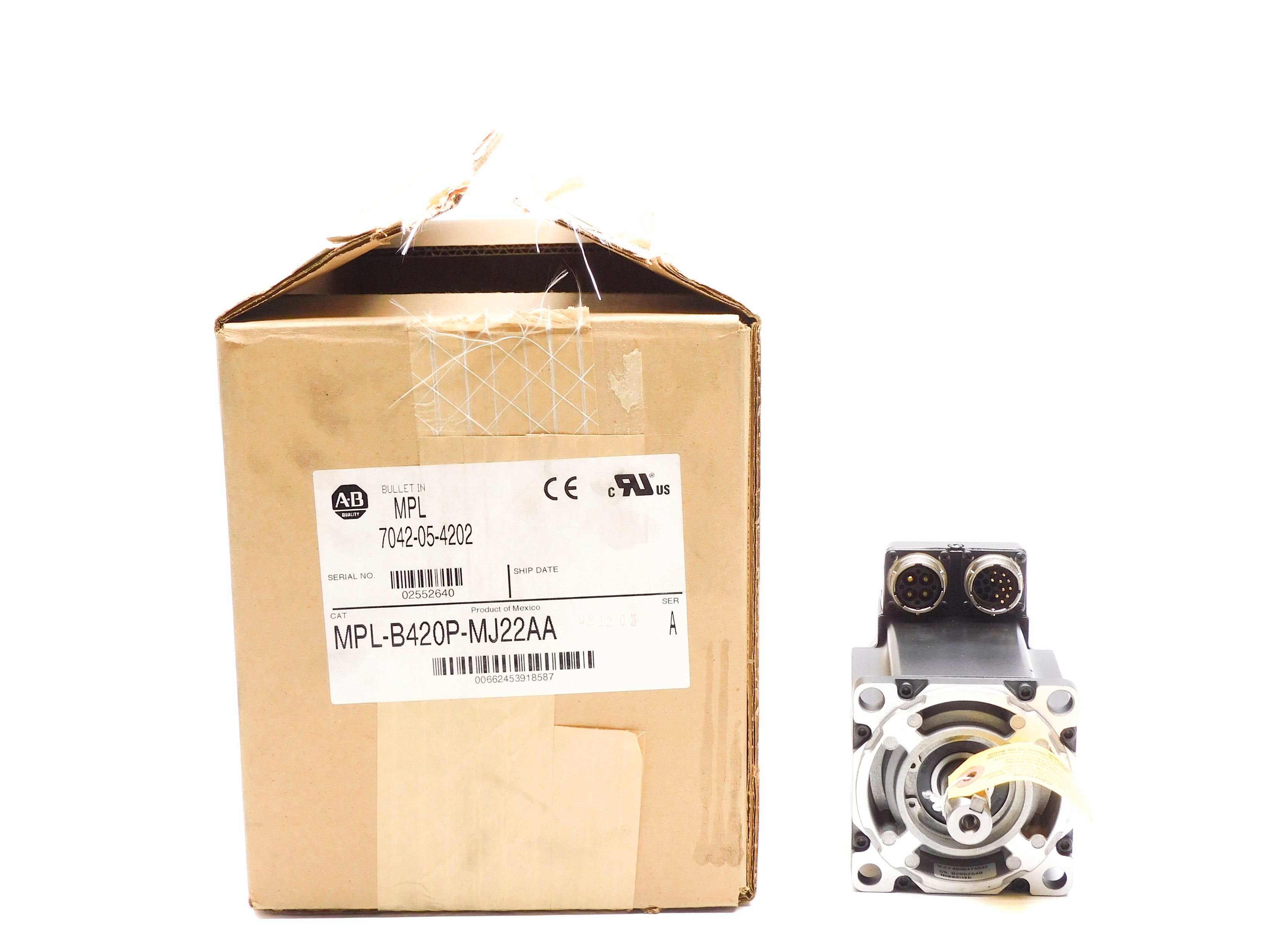 INDUSTRIAL SPARE PART MPL-B420P-MJ22AA SER. A 460V 6.4A NSMP