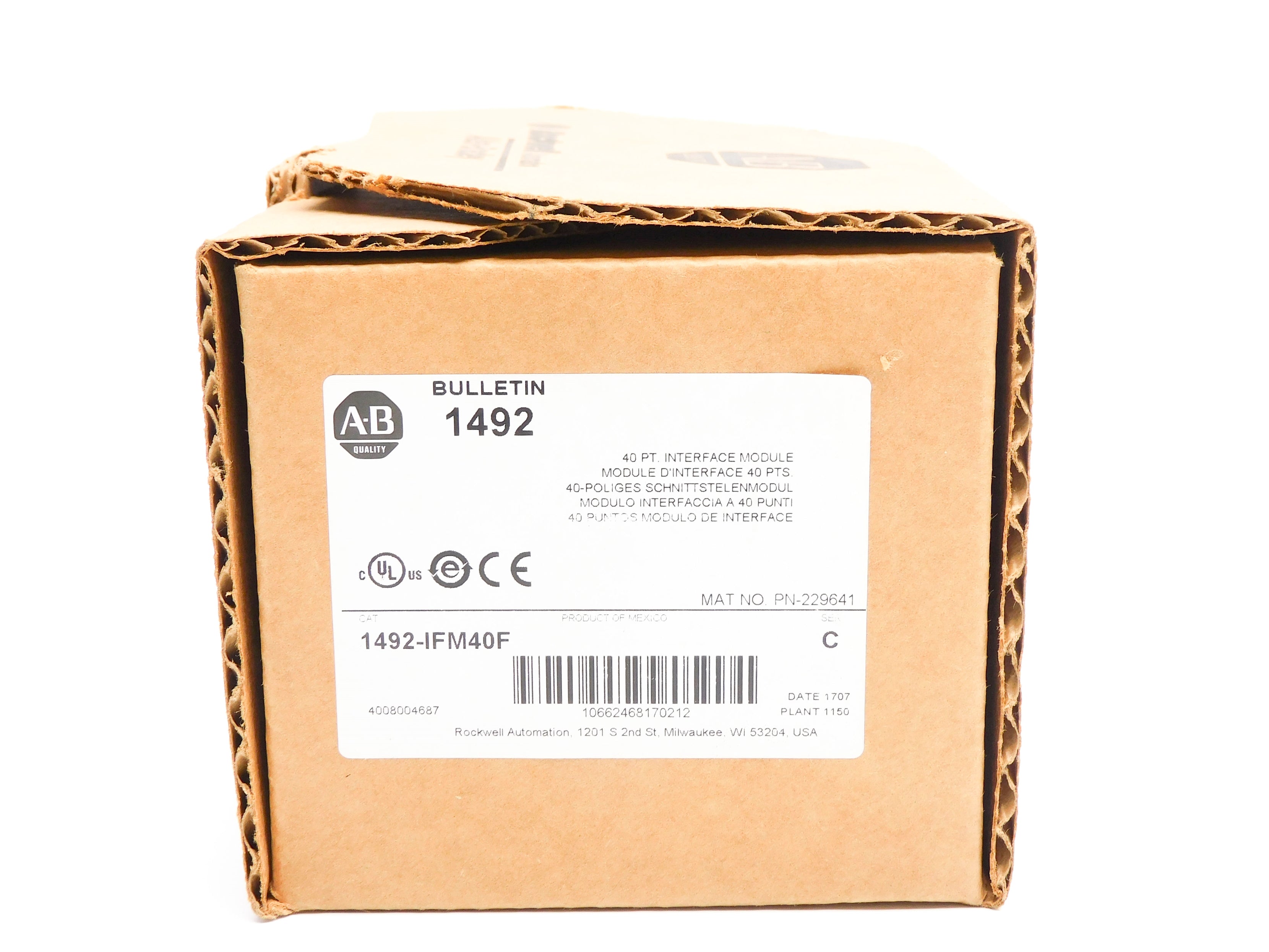 ALLEN BRADLEY 1492-IFM40F SER. C 264VAC/DC (BR/WH) NSMP