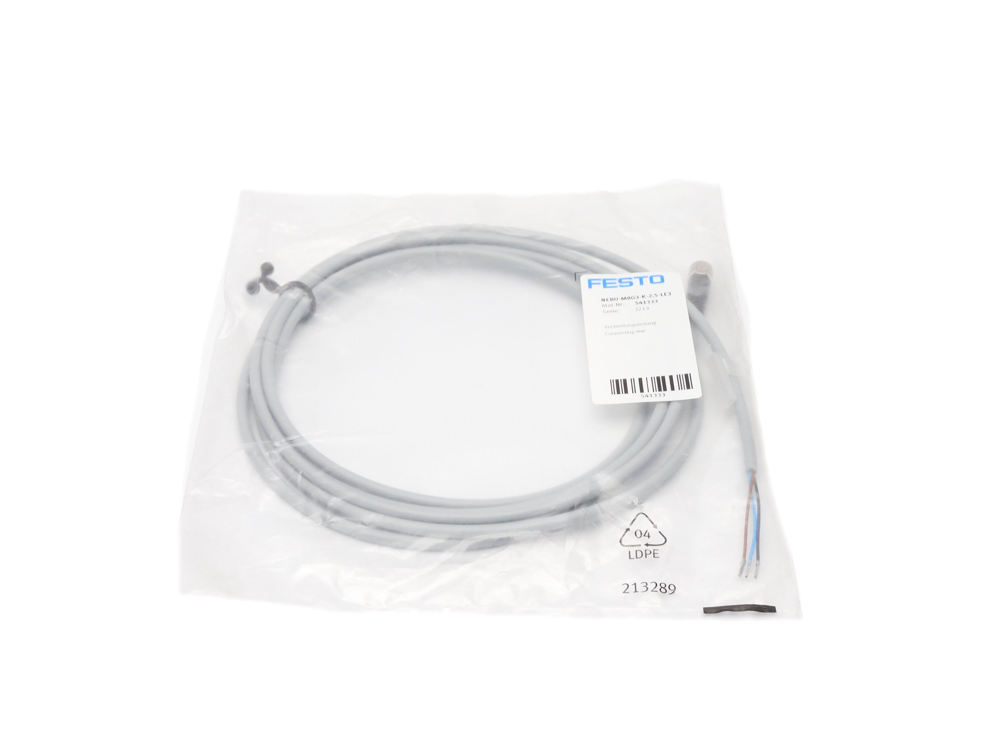 FESTO NEBU-M8G3-K-2.5-LE3 541333 NSMP