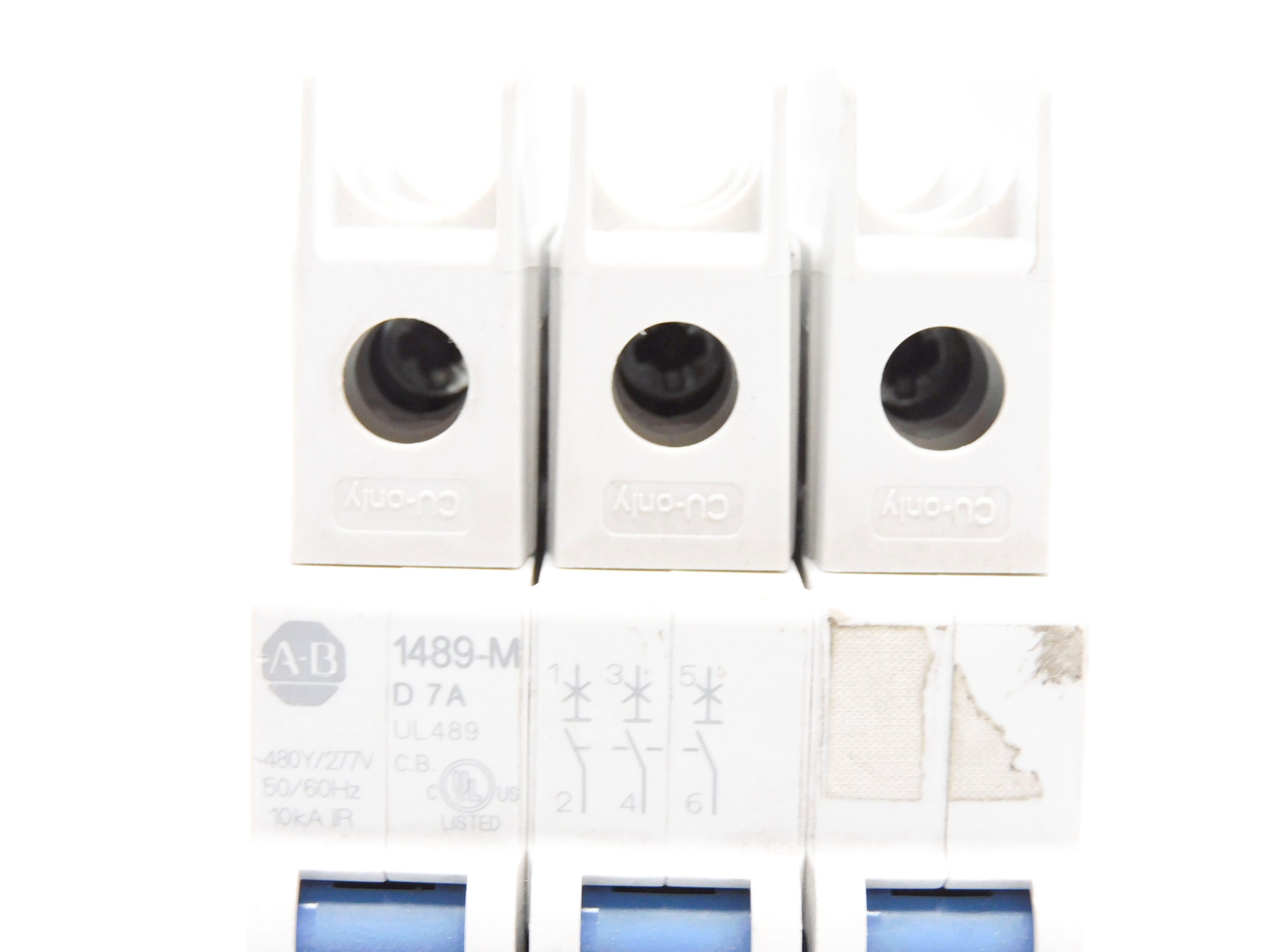 ALLEN BRADLEY 1489-M3D070 SER. D 7A 480/277V UNMP