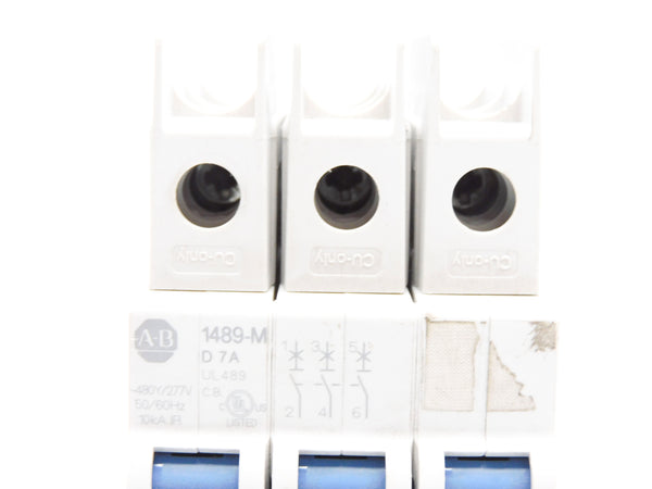 ALLEN BRADLEY 1489-M3D070 SER. D 7A 480/277V UNMP