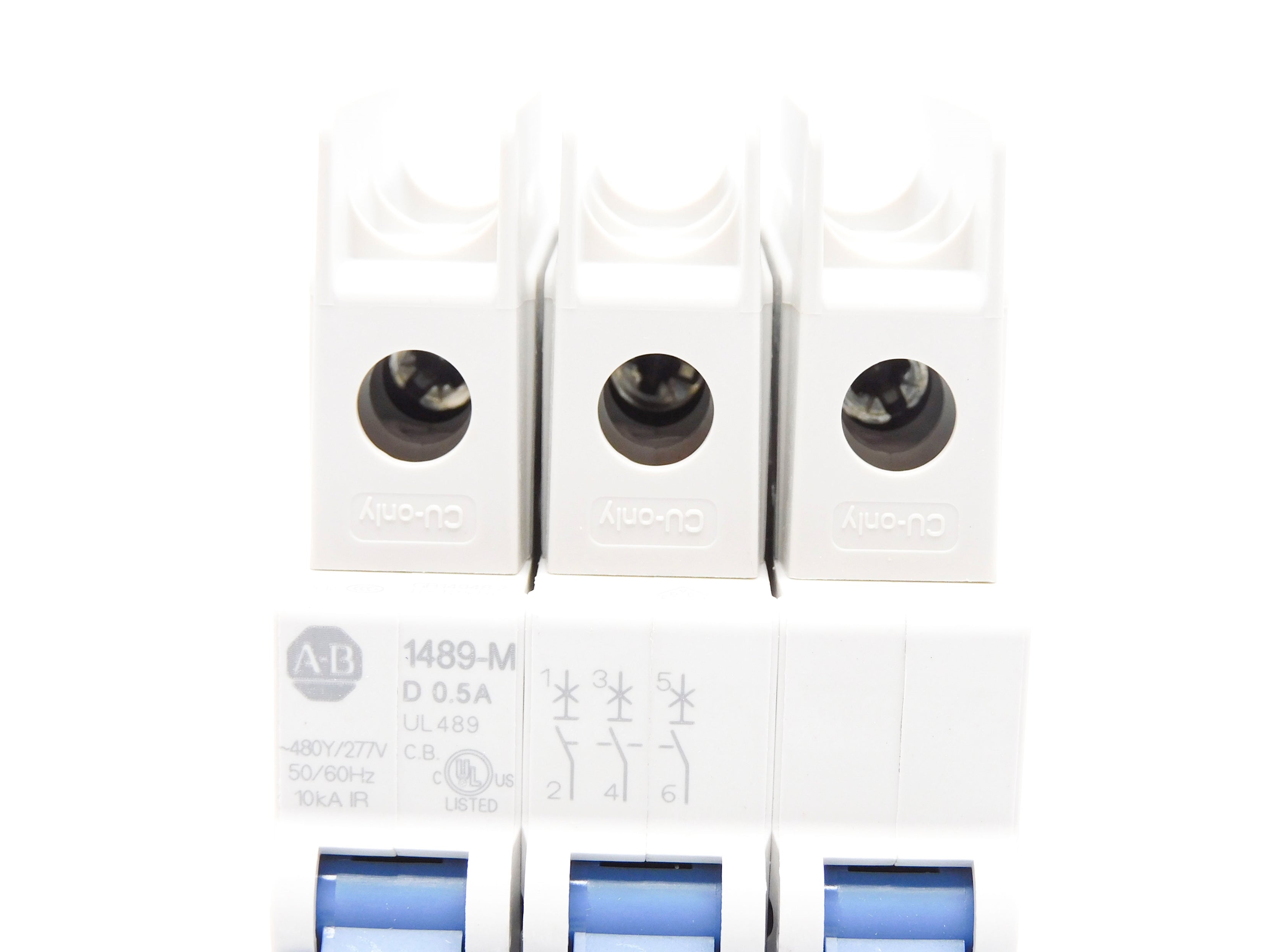 ALLEN BRADLEY 1489-M3D005 SER. D 0.5A 480/277V (WH) NSMP