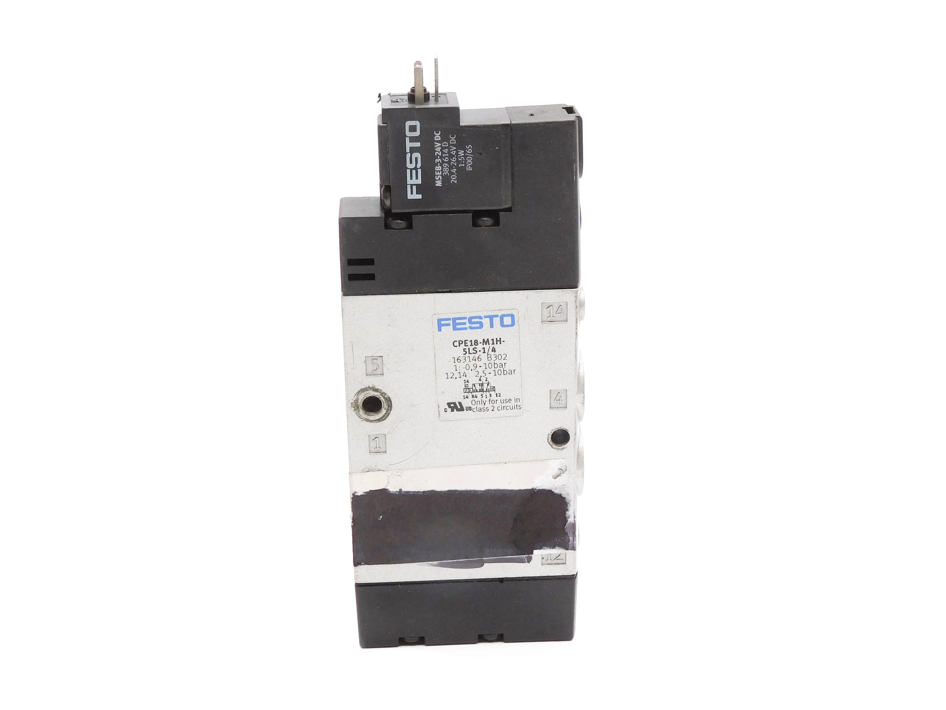 FESTO CPE18-M1H-5LS-1/4 163146 20.4-26.4VDC UNMP
