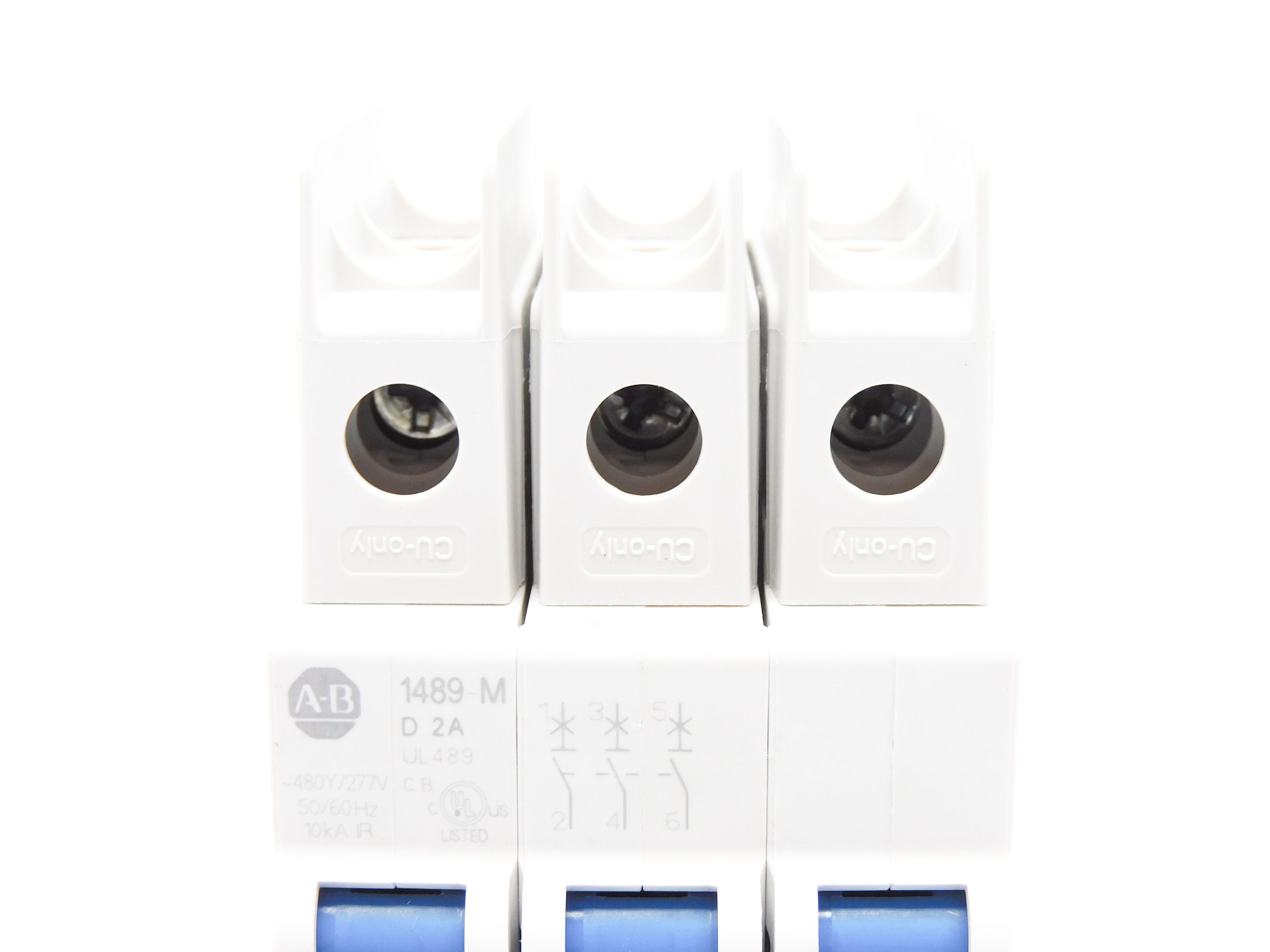 ALLEN BRADLEY 1489-M3D020 SER. D 2A 480/277V (WH) NSMP