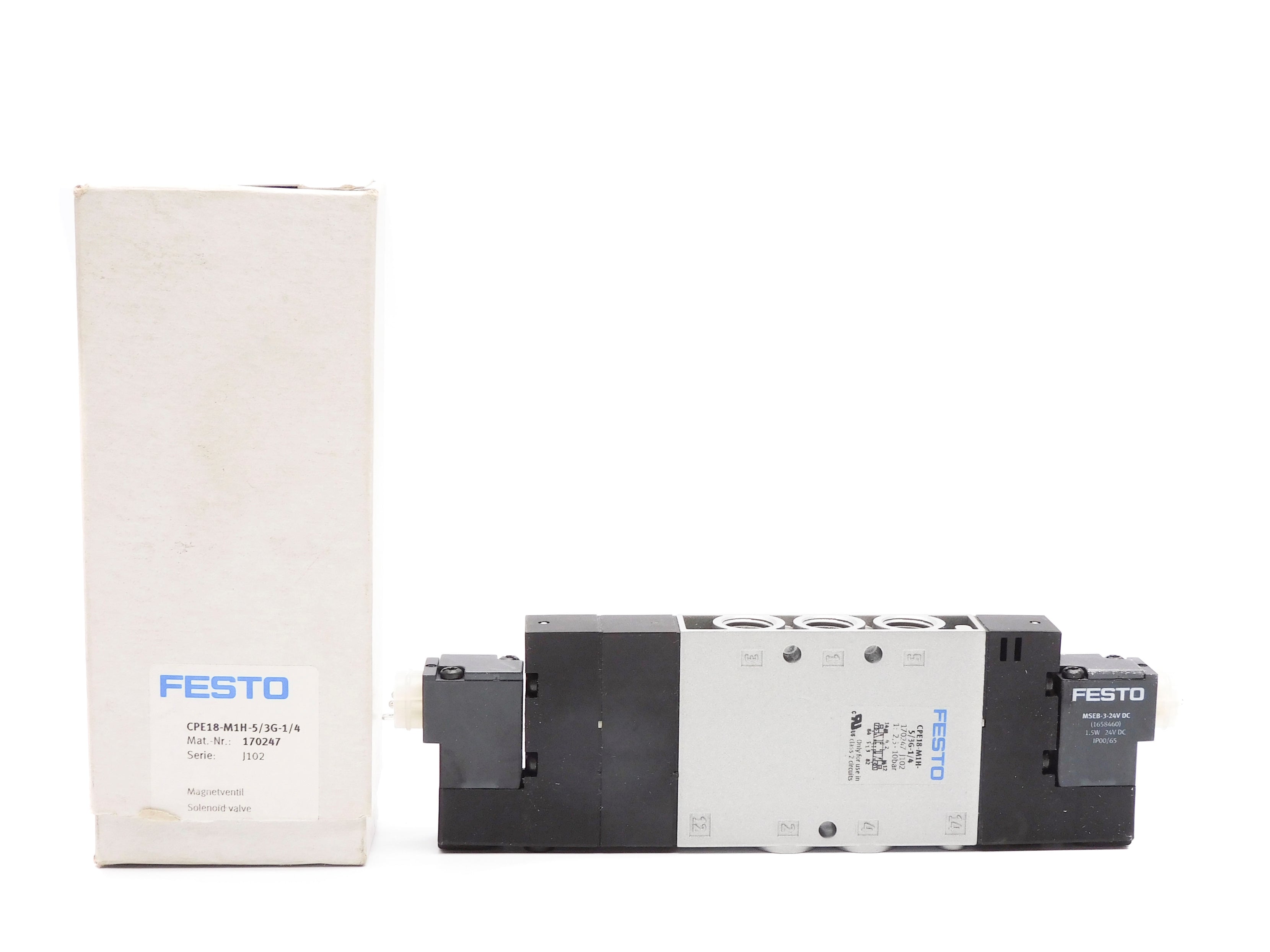 FESTO CPE18-M1H-5/3G-1/4 170247 24VDC NSMP
