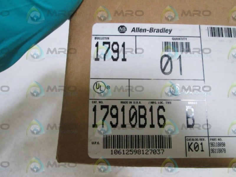 INDUSTRIAL SPARE PART OUTPUT MODULE 1791-OB16 SER. B  NSMP