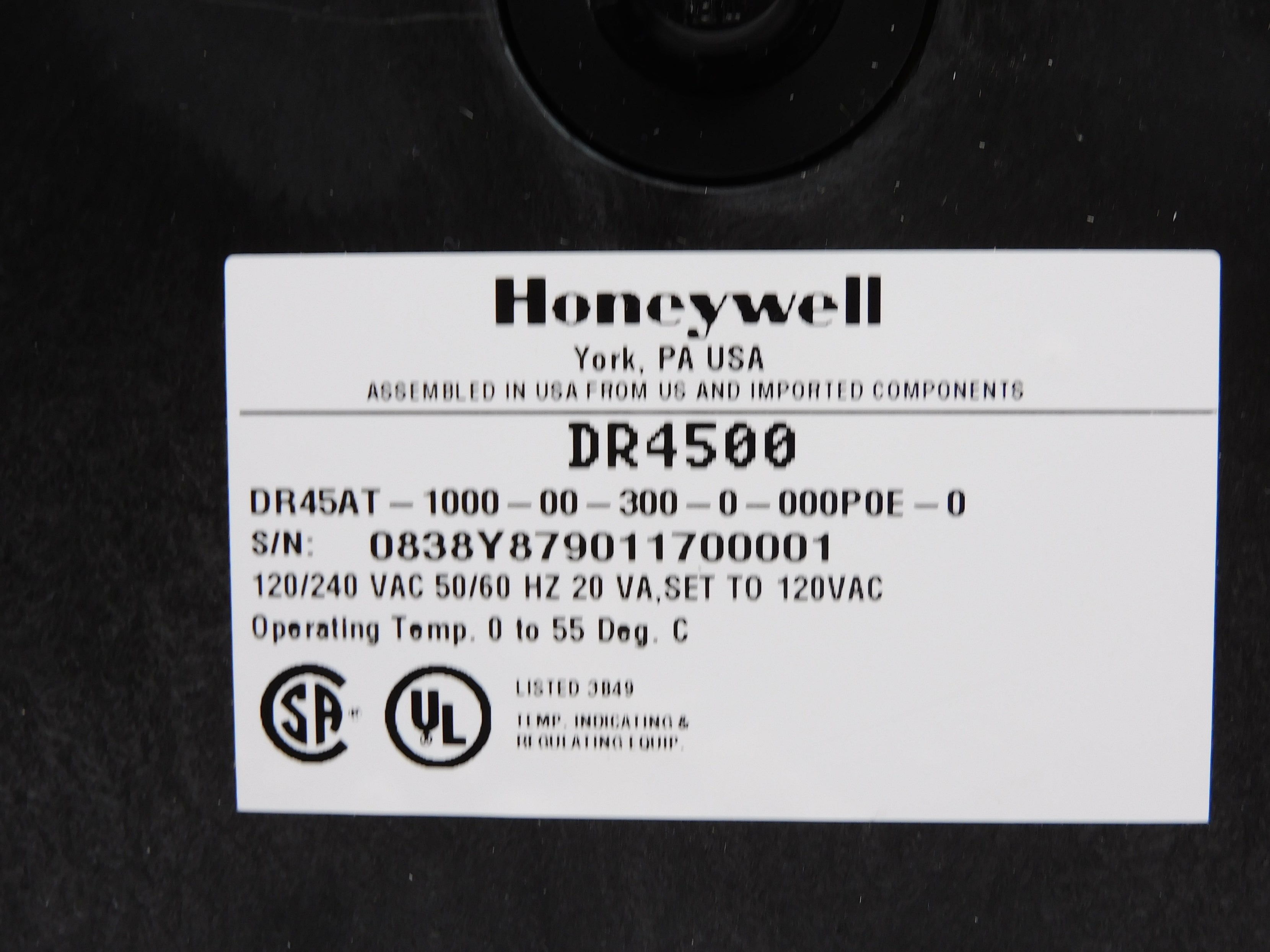 HONEYWELL DR45AT-1000-00-300-0-000P0E-0 UNMP