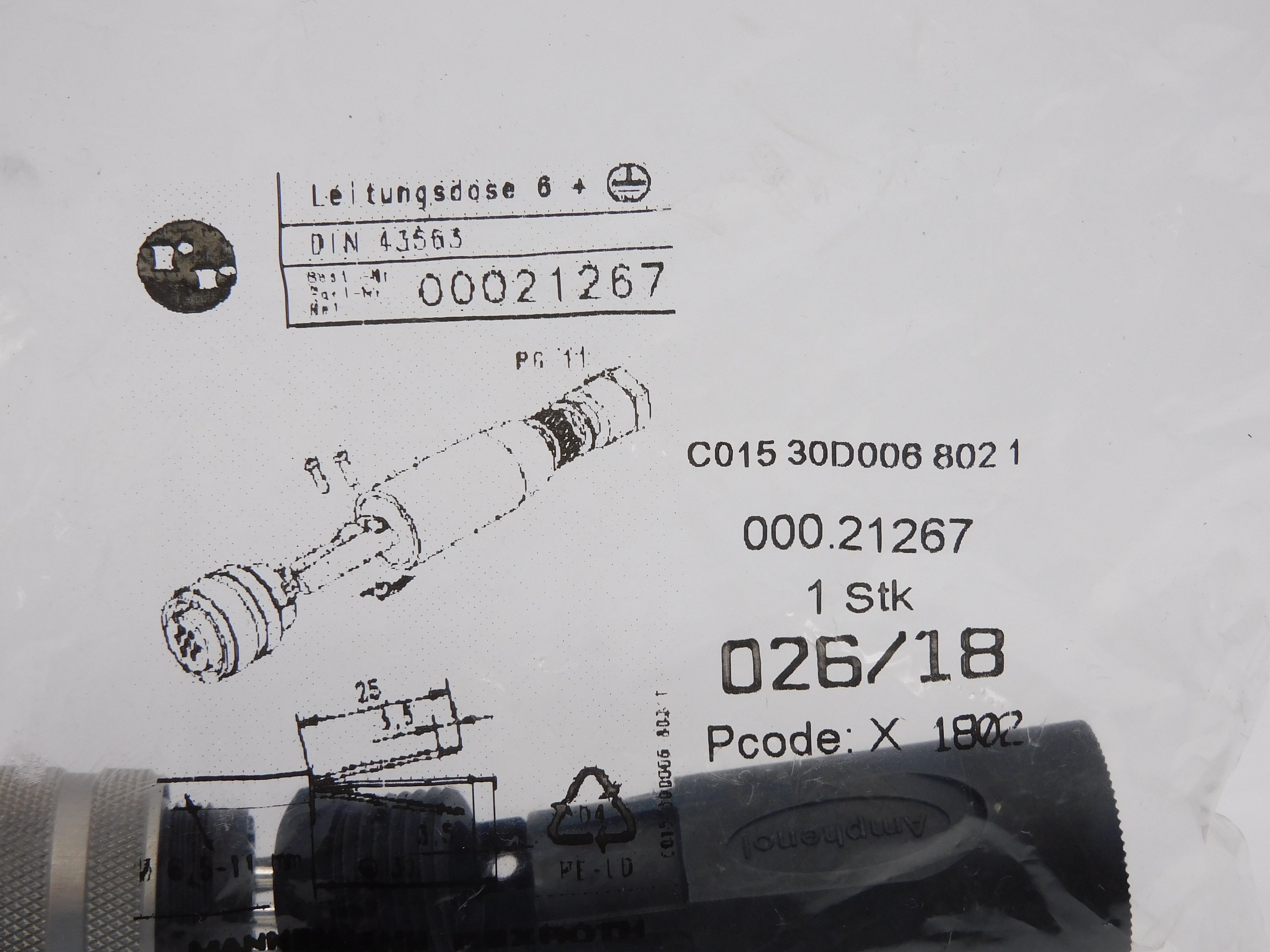 REXROTH 00021267 NSMP