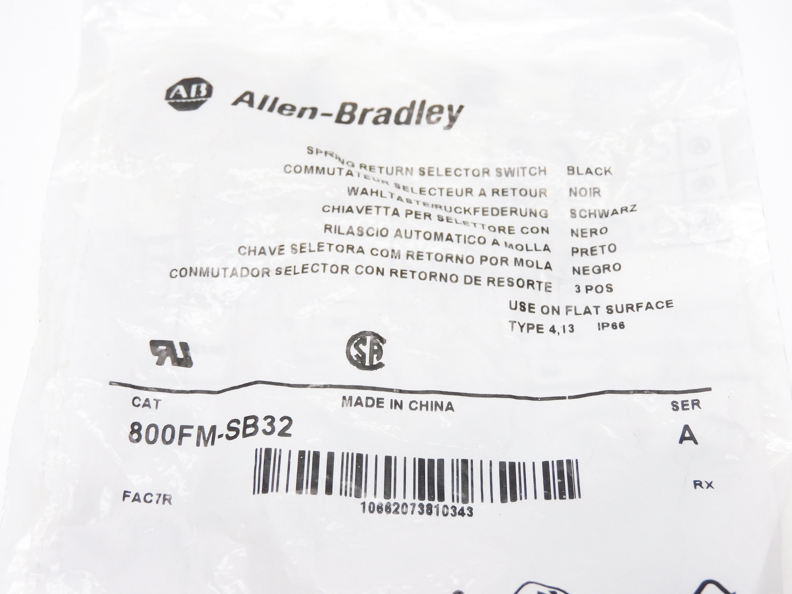 INDUSTRIAL SPARE PART 800FM-SB32 SER. A NSMP