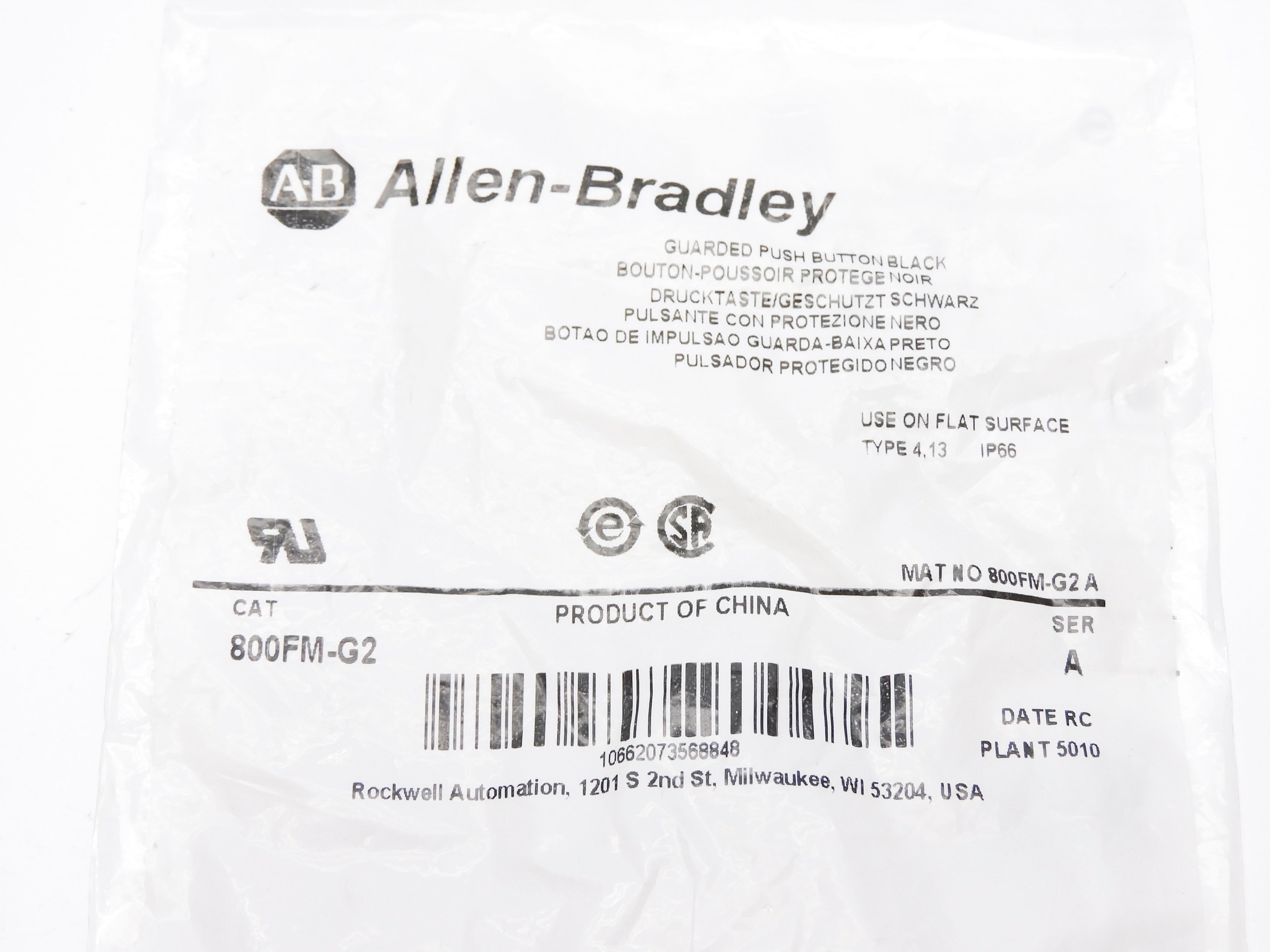 INDUSTRIAL SPARE PART 800FM-G2 SER. A NSMP