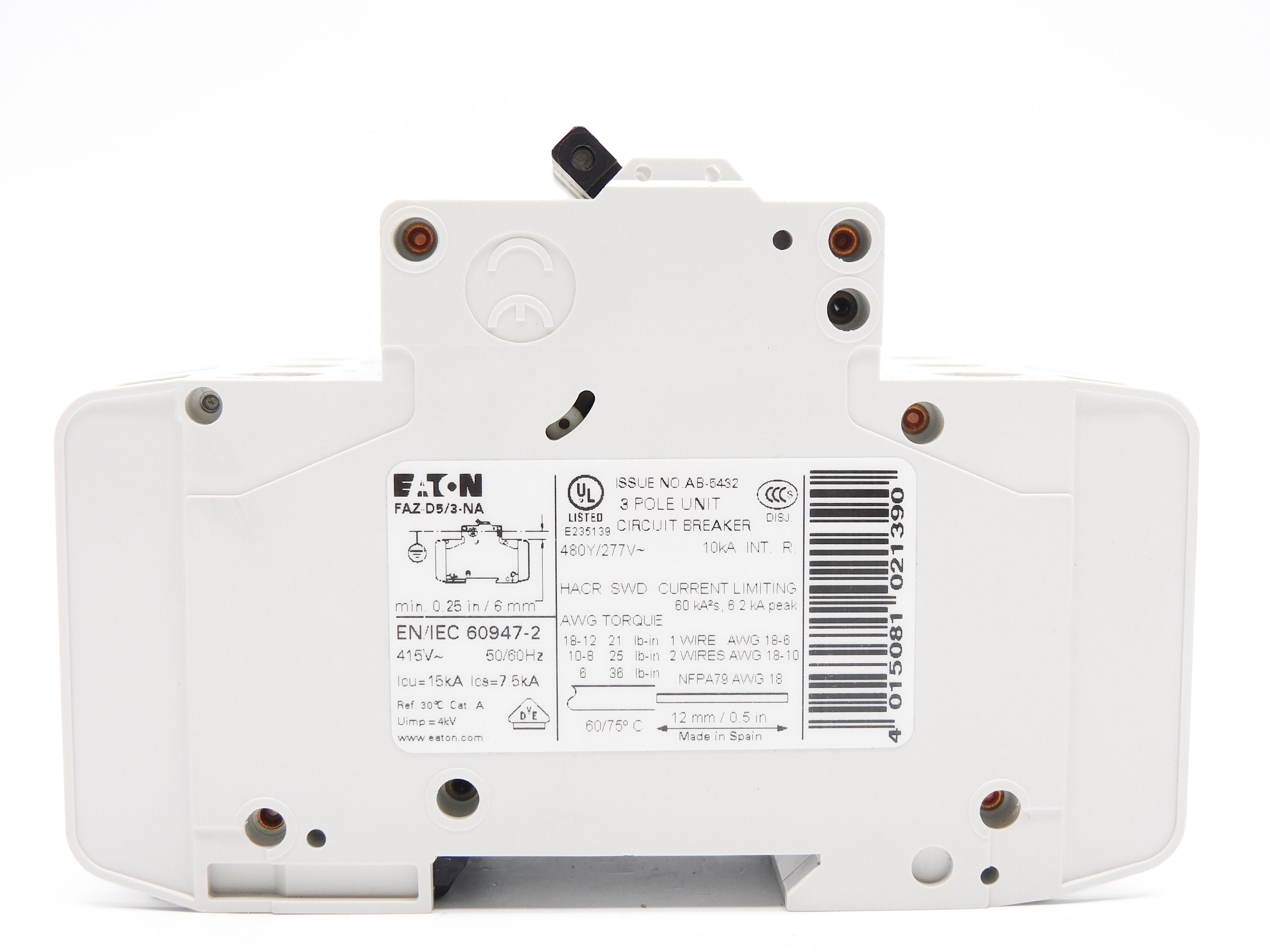 EATON FAZ-D5/3-NA 277V 5A NSNP