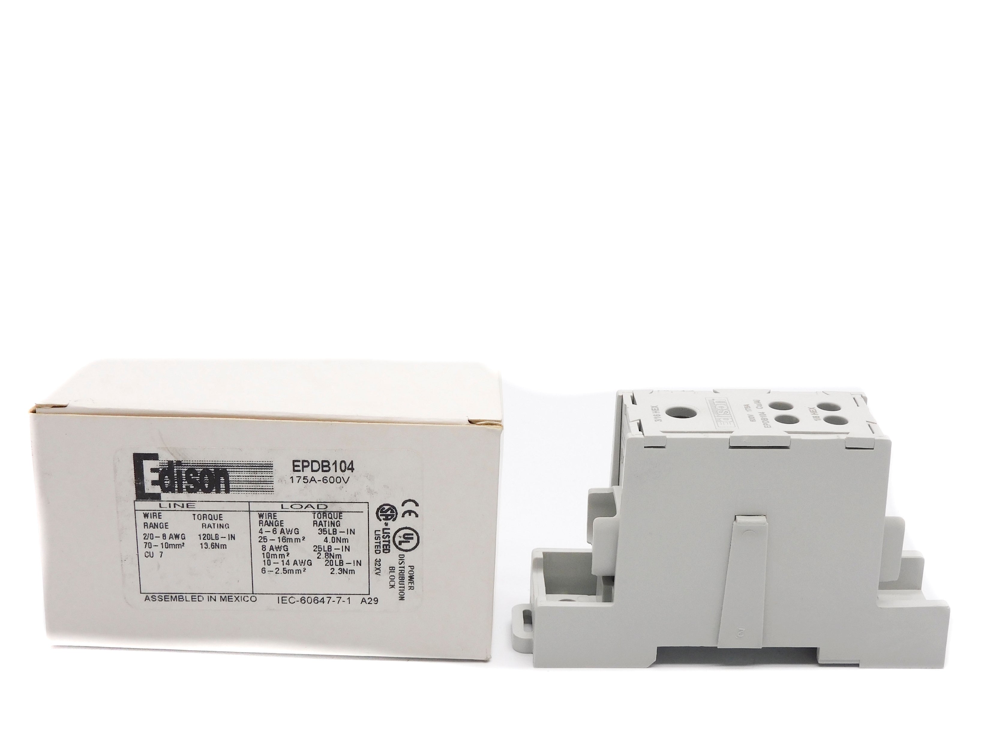 EDISON EPDB104 600V 175A NSMP