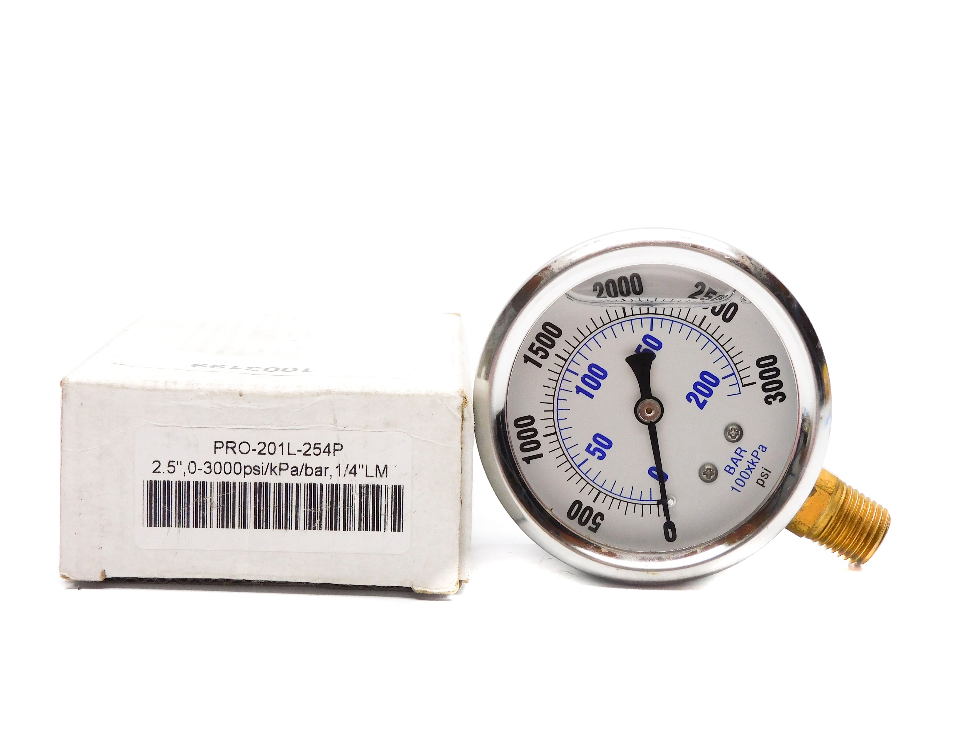GAUGE PRO-201L-254P 0-3000PSI NSMP