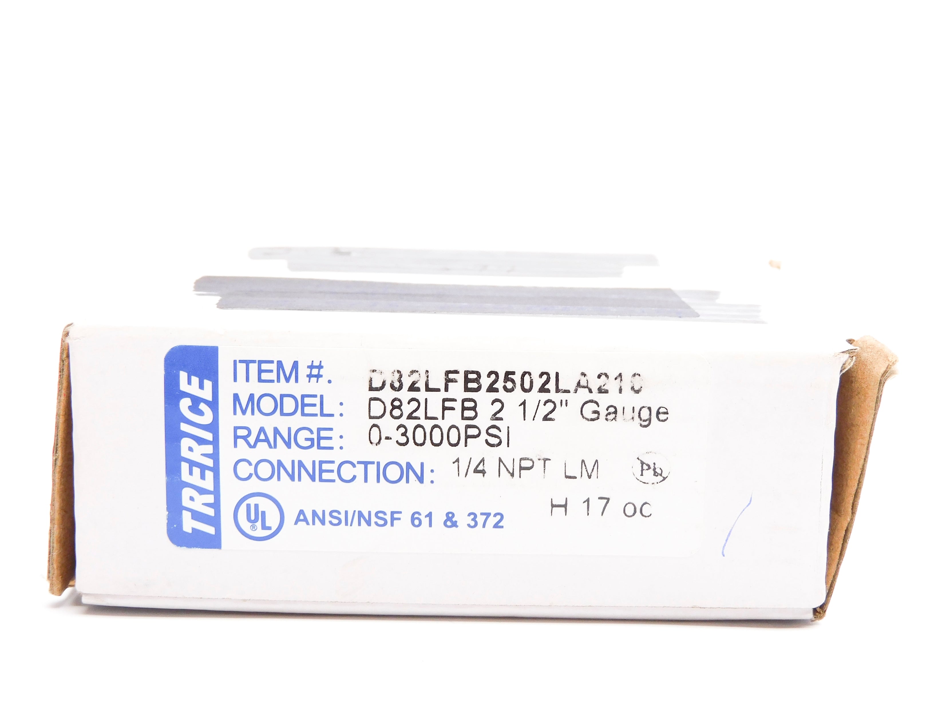 TRERICE D82LFB2502LA210 0-3000PSI NSMP