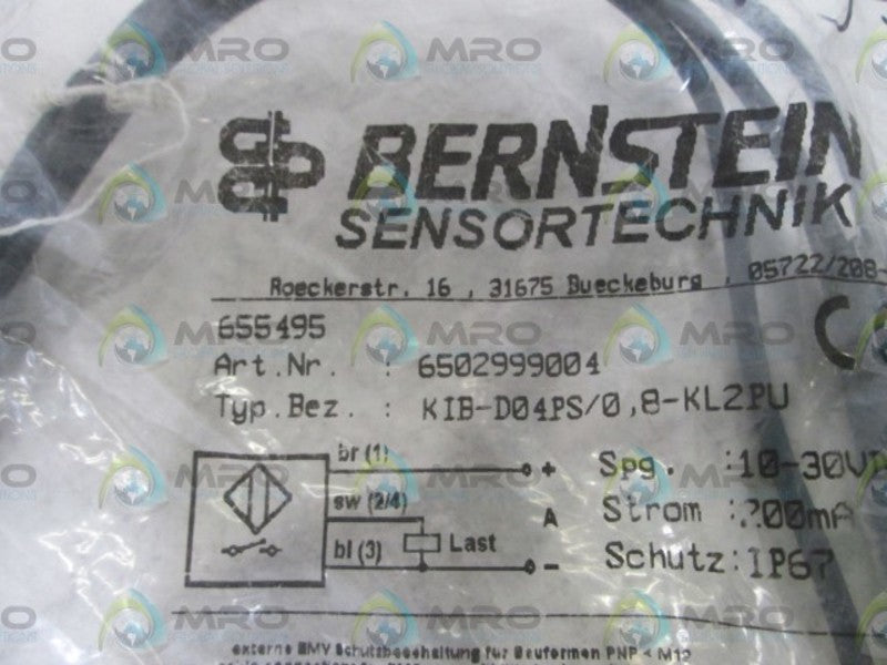 BERNSTEIN PROX. SENSOR 6502999004  NSMP