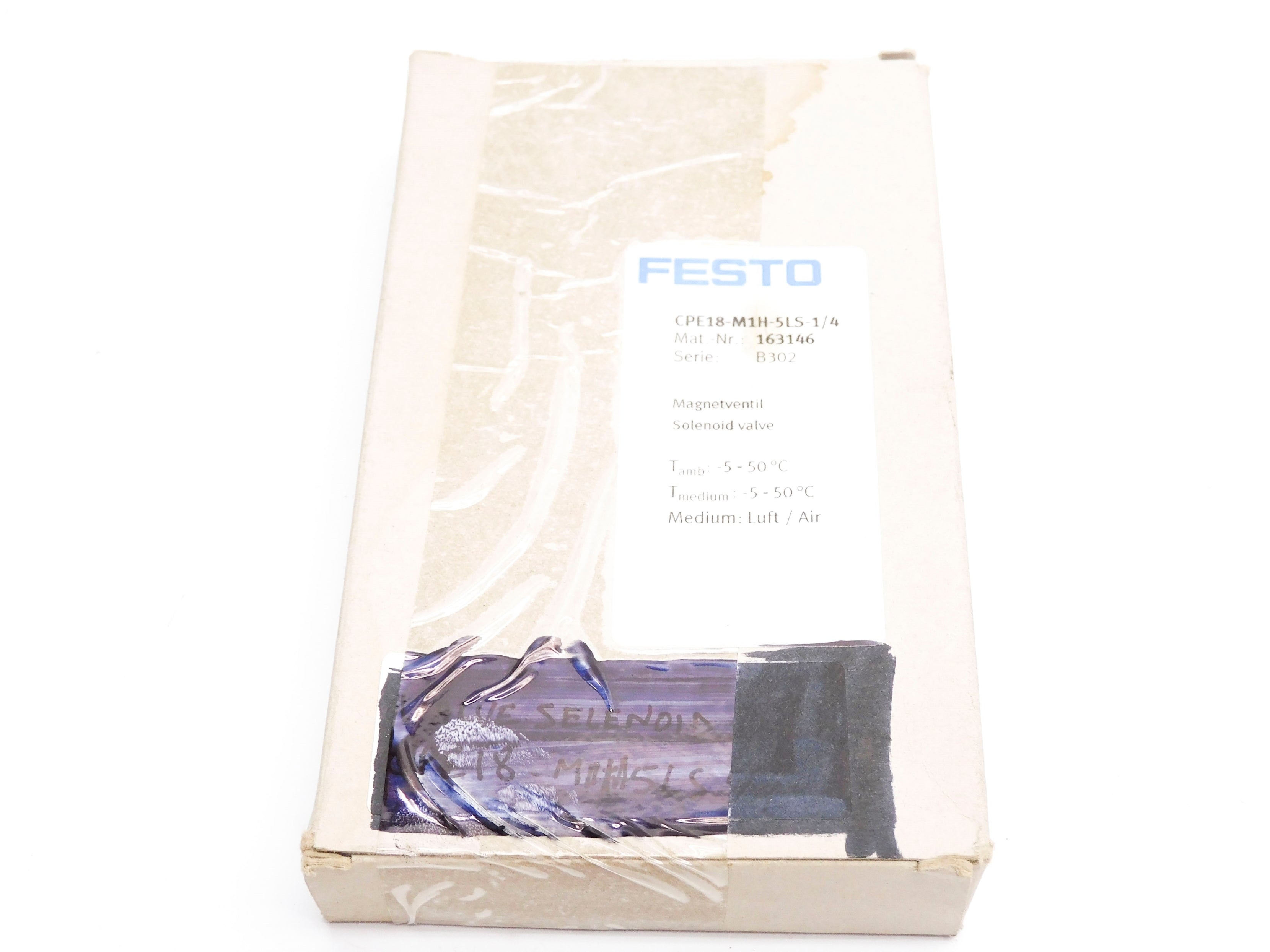 FESTO CPE18-M1H-5LS-1/4 163146 20.4-26.4VDC NSMP