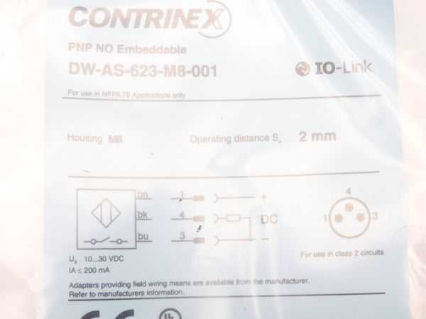 CONTRINEX DW-AS-623-M8-001 10-30VDC NSMP