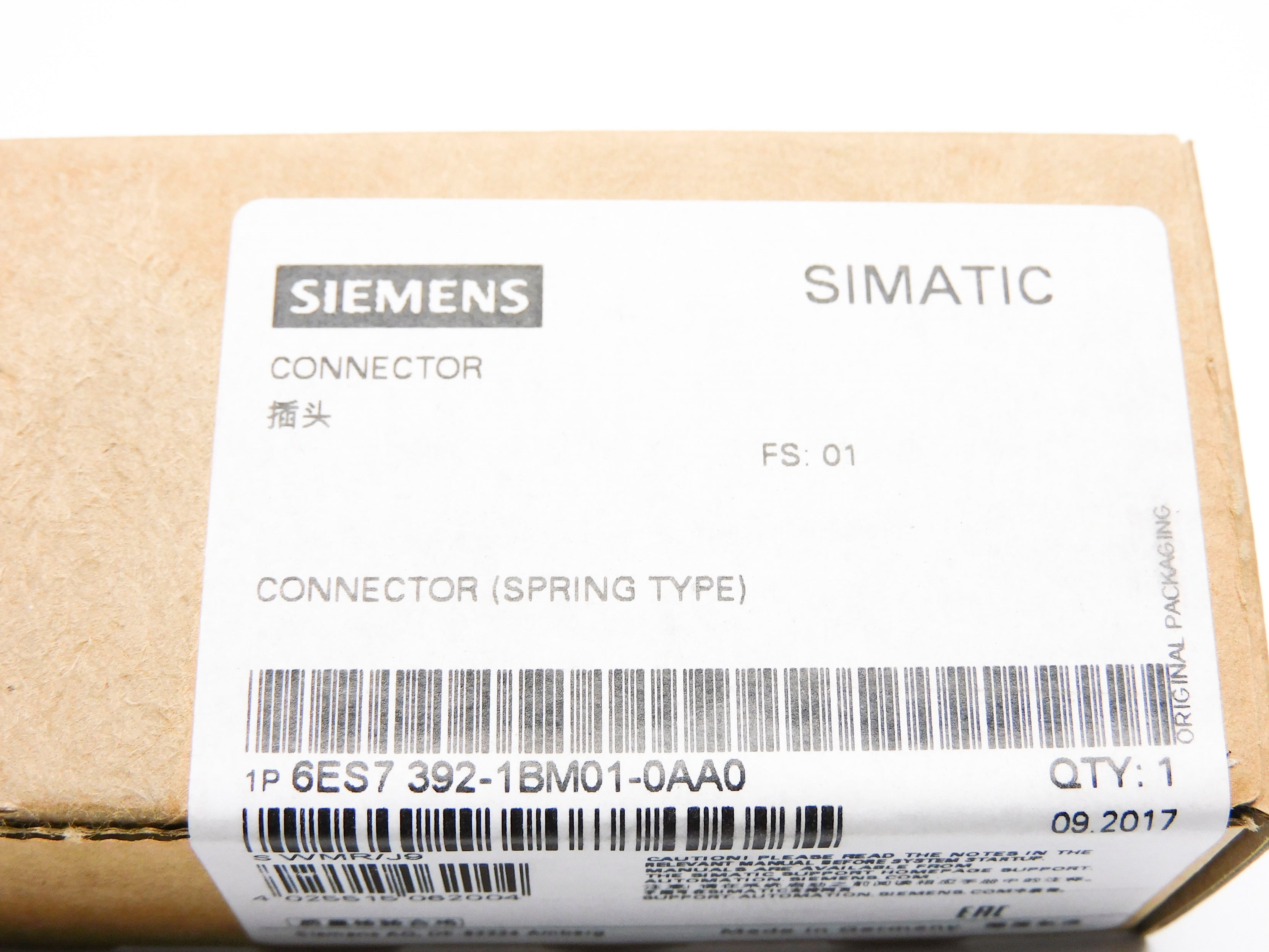 SIEMENS 6ES7392-1BM01-0AA0 NSFS