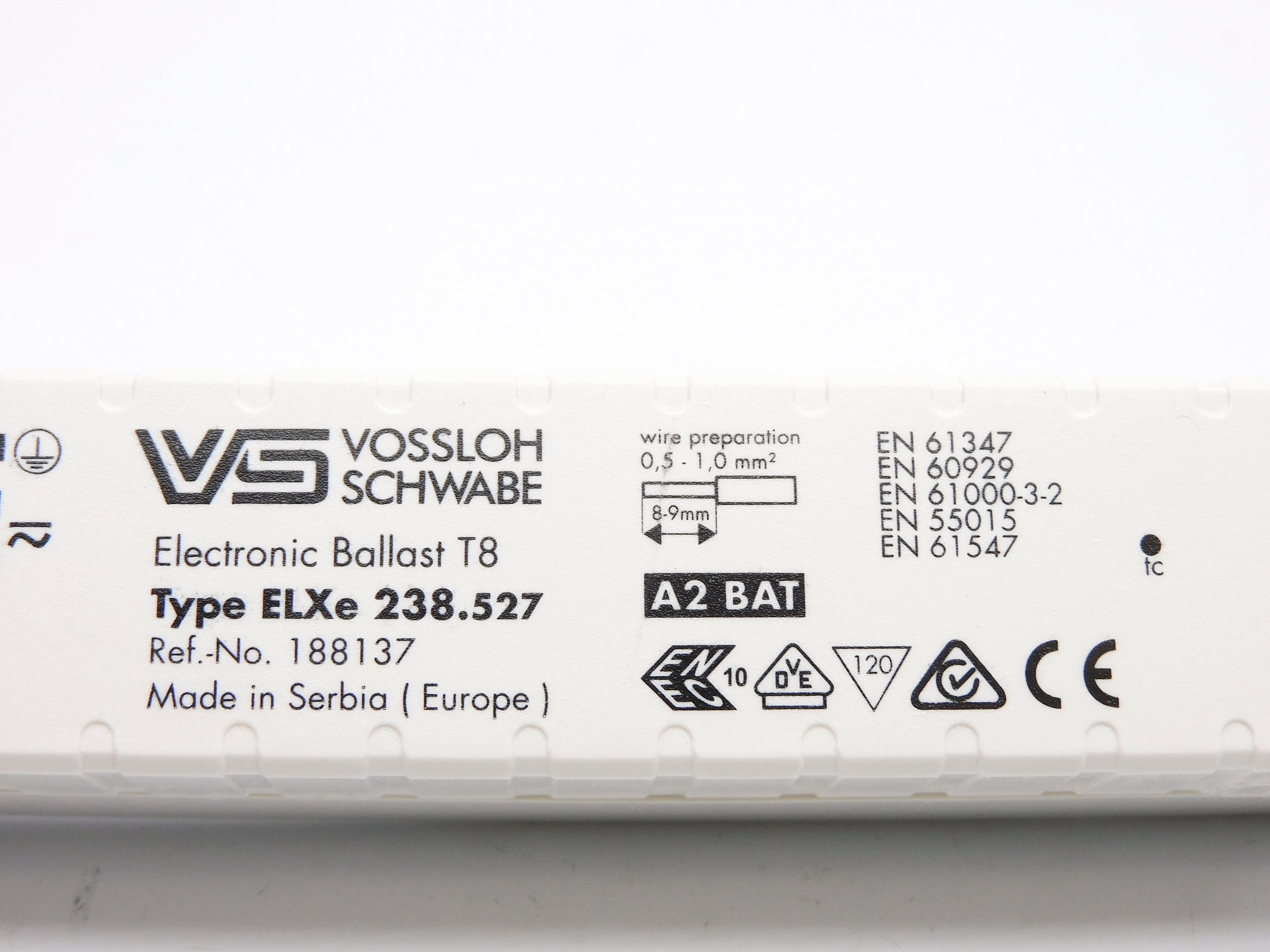 VOSSLOH SCHWABE ELXE238.527 198-254VDC 0.33-0.30A NSNP