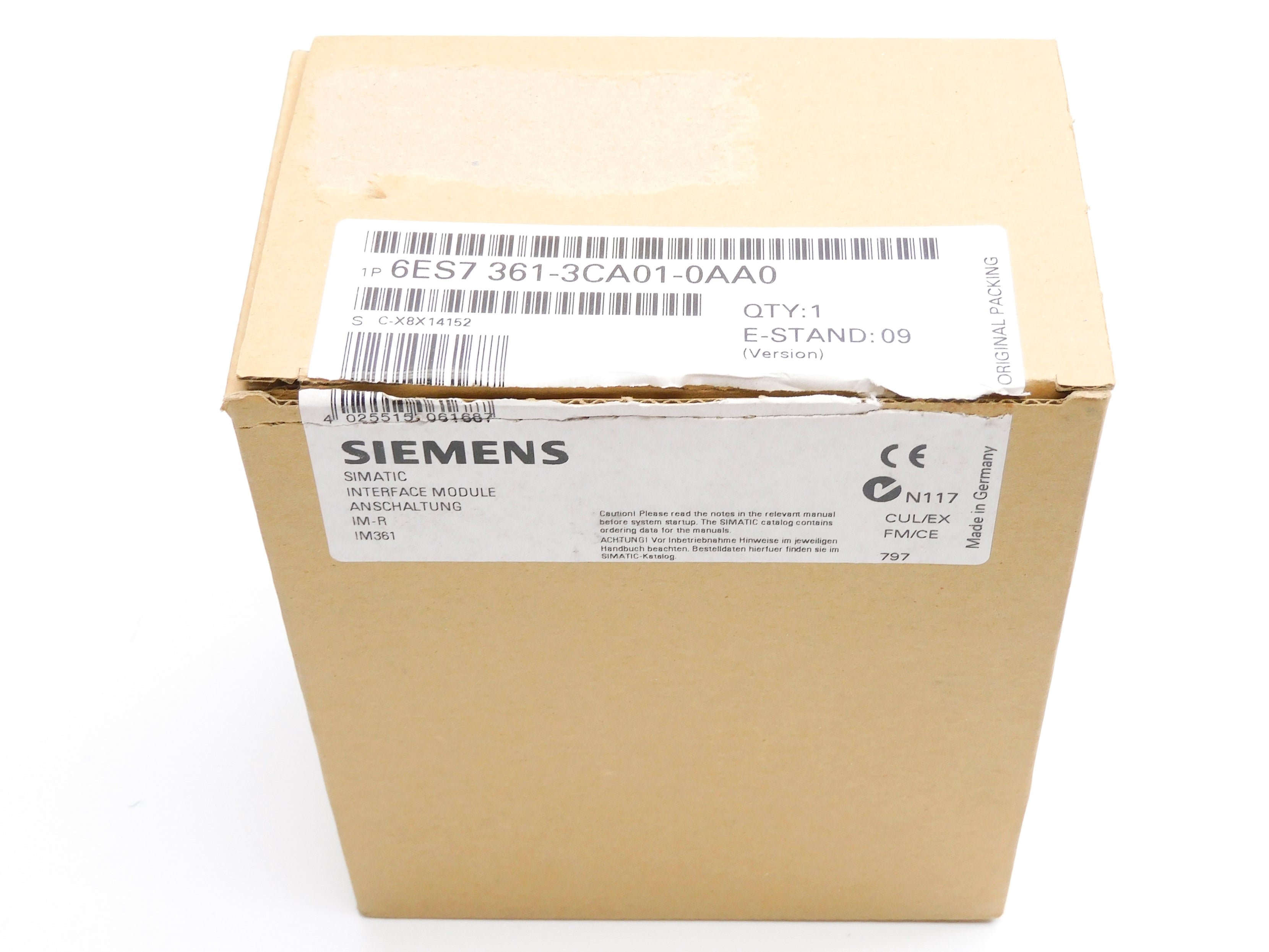 SIEMENS 6ES7361-3CA01-0AA0 NSMP