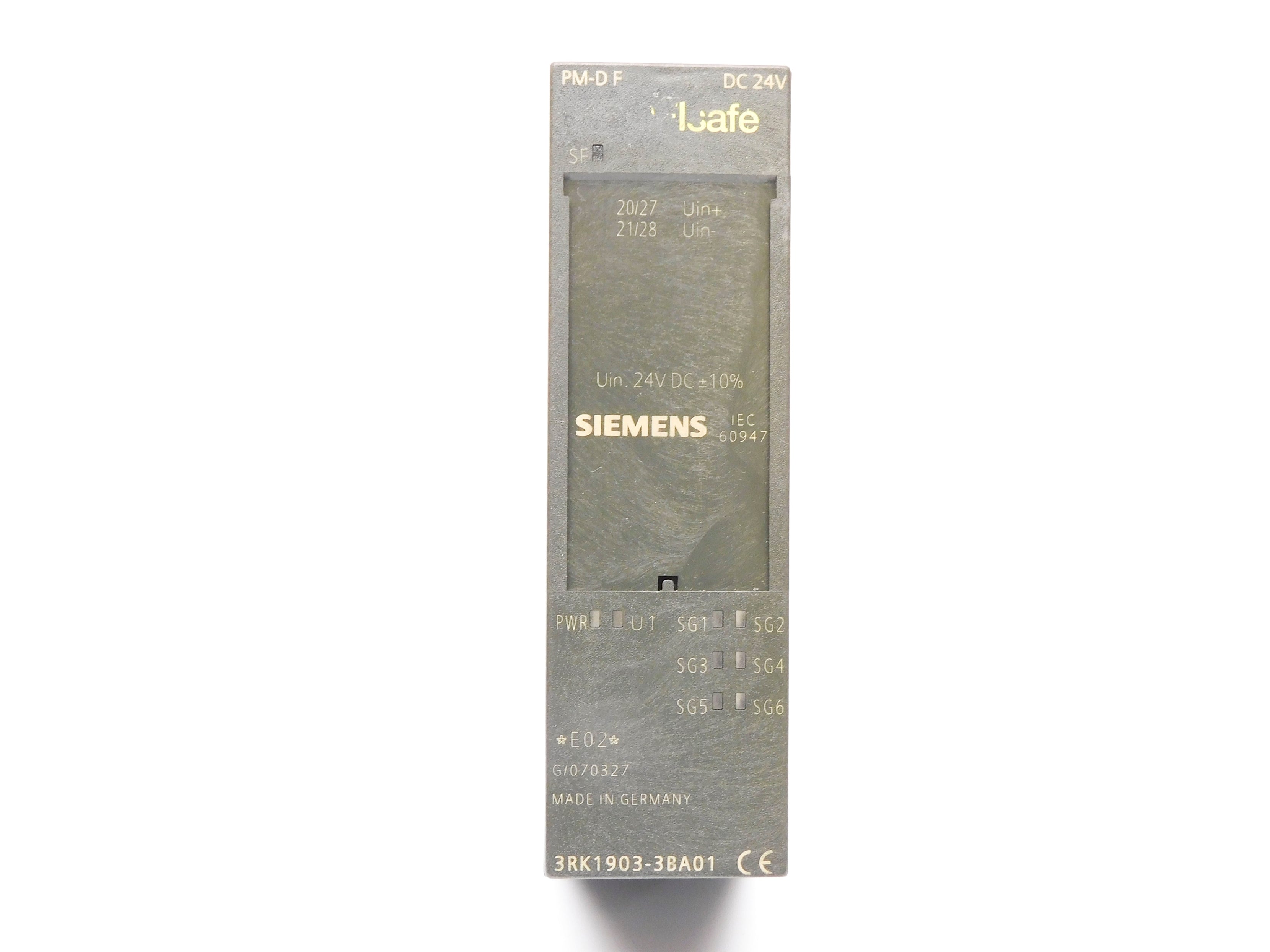 SIEMENS 3RK1903-3BA01 24VDC (AS PICTURED) UNMP