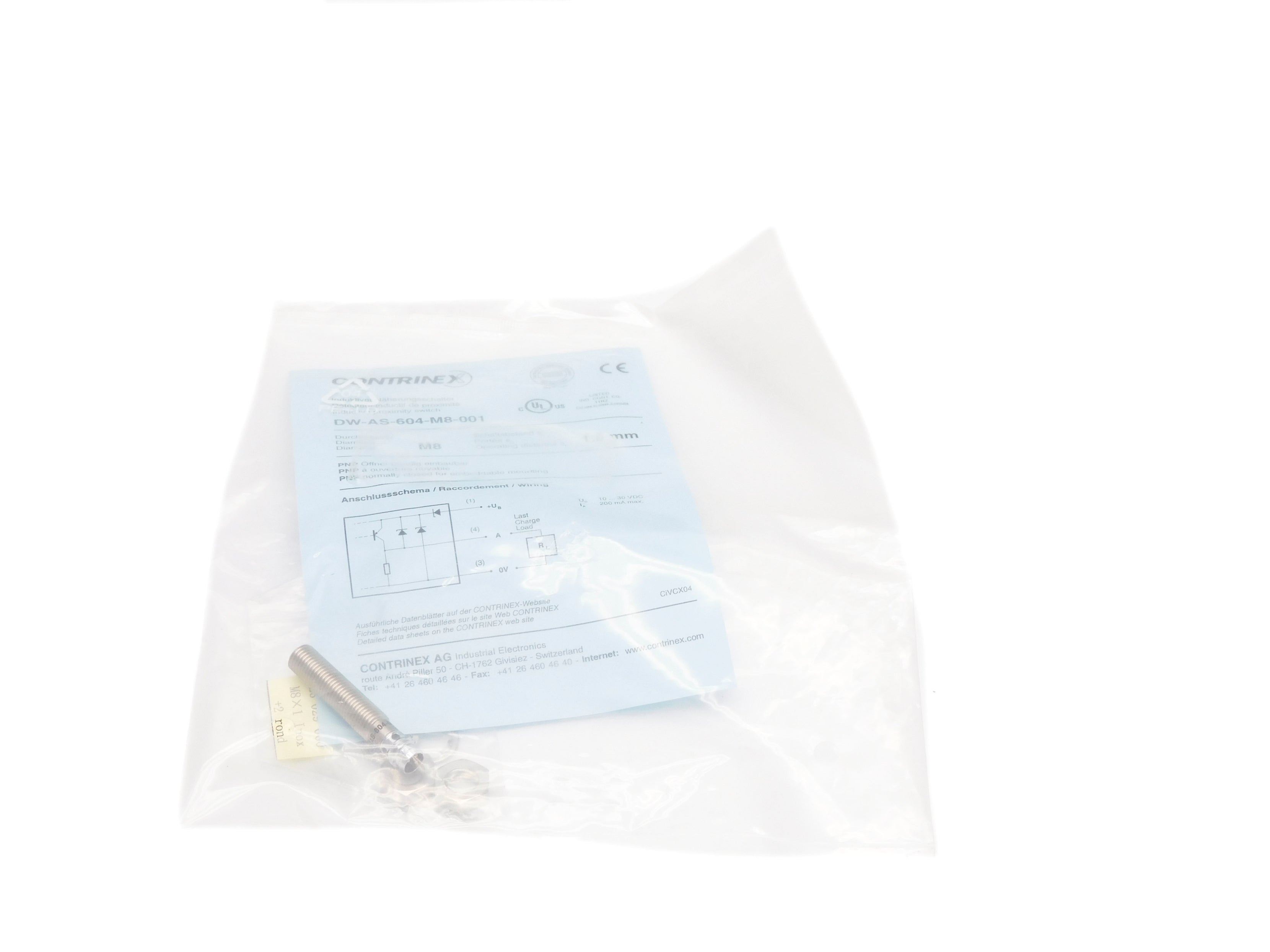 CONTRINEX DW-AS-604-M8-001 10-30VDC NSMP