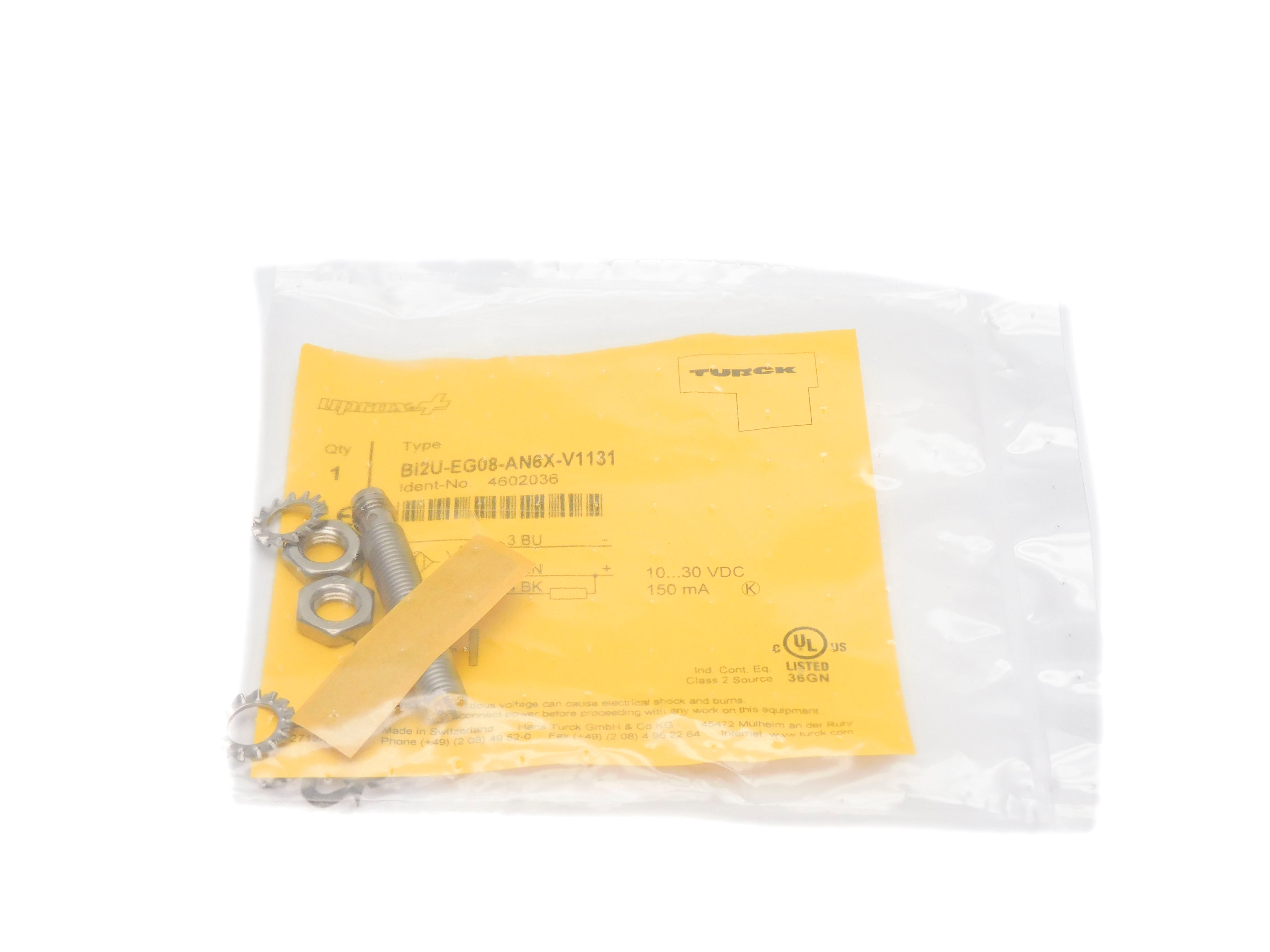TURCK BI2U-EG08-AN6X-V1131 4602036 10-30VDC NSMP