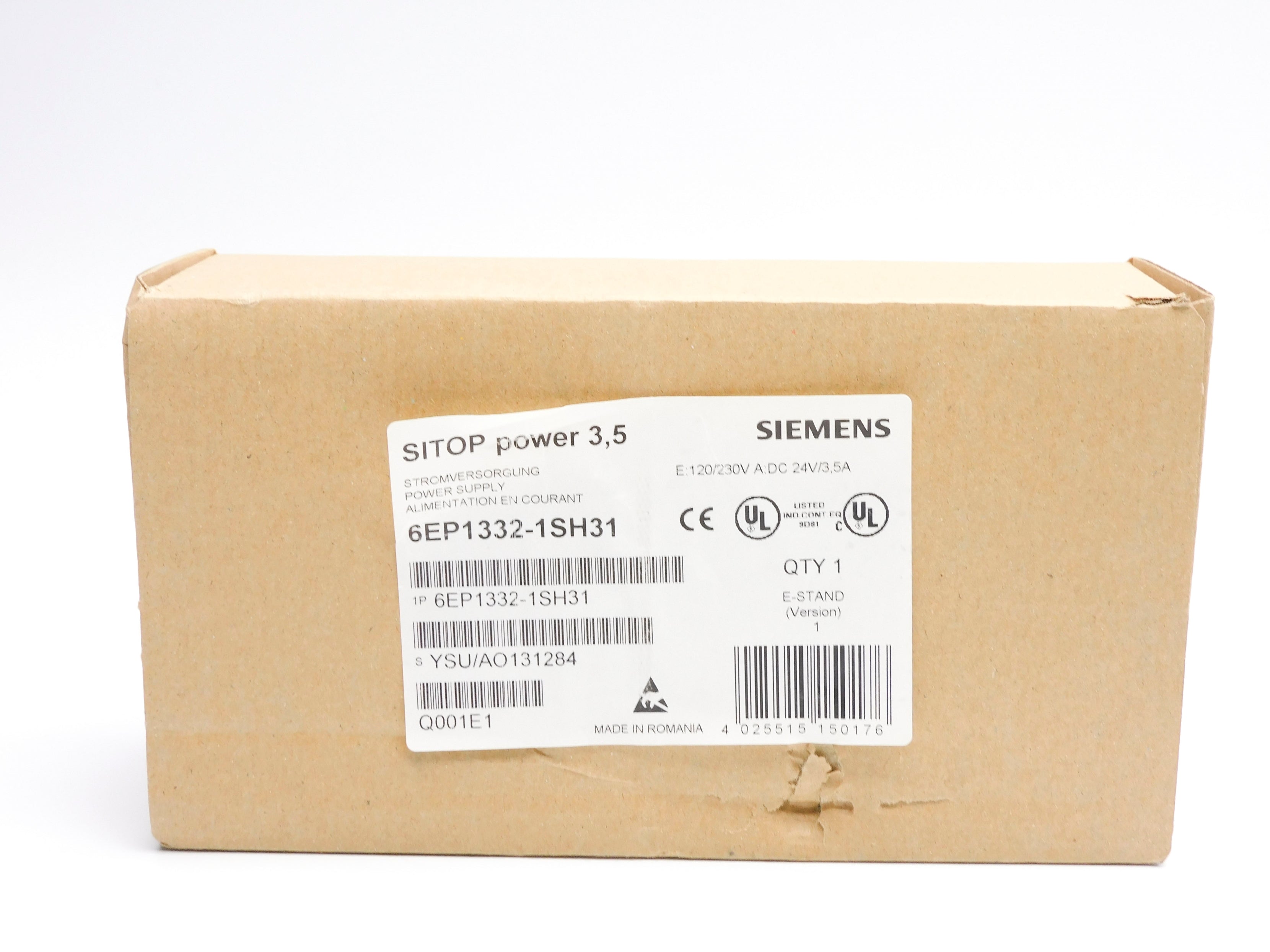 SIEMENS 6EP1332-1SH31 120/230VAC 1.65/0.95A NSMP