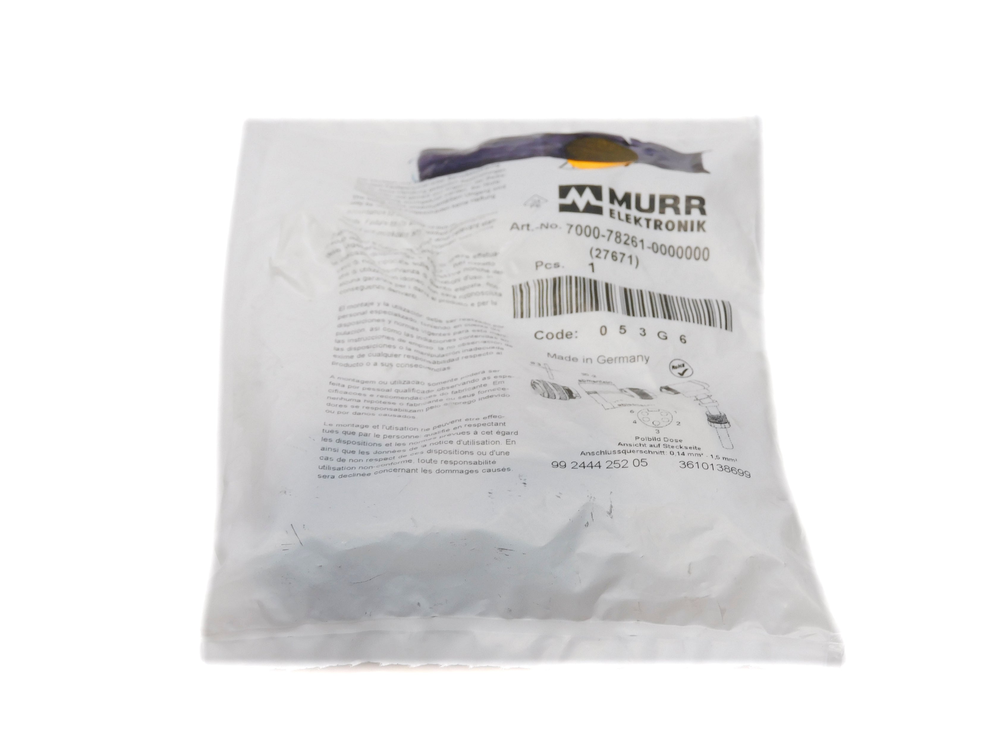 MURR ELEKTRONIK 7000-78261-0000000 600VAC 9A NSMP