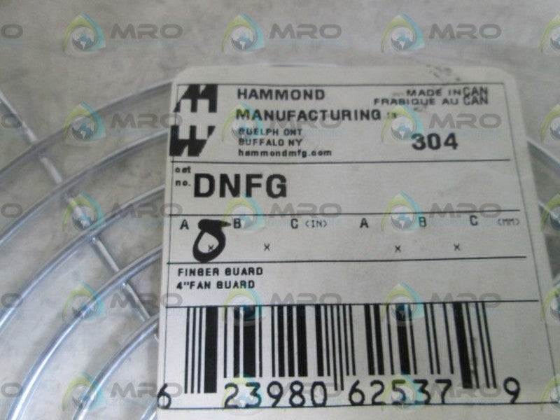 HAMMOND 4" FAN GUARD DNFG NSNP IN BAG