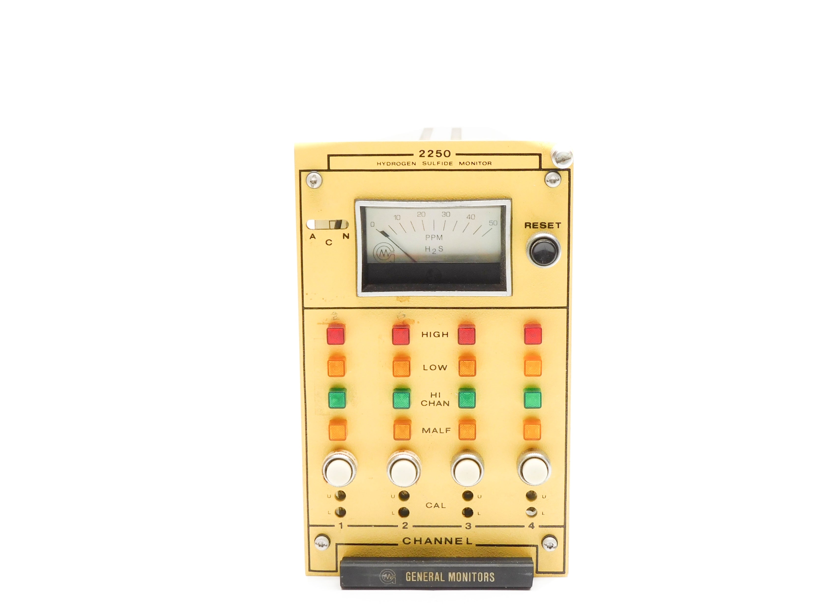 GENERAL MONITORS 2250 50690-2 117V 3A UNMP