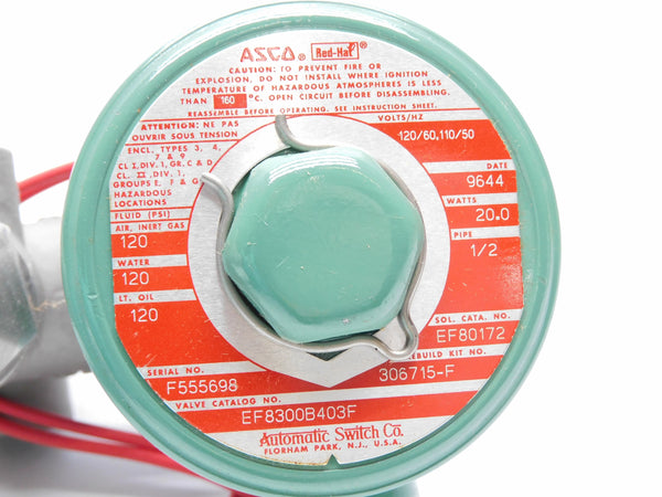 ASCO EF8300B403F 110/120V 120PSI 1/2" NSMP