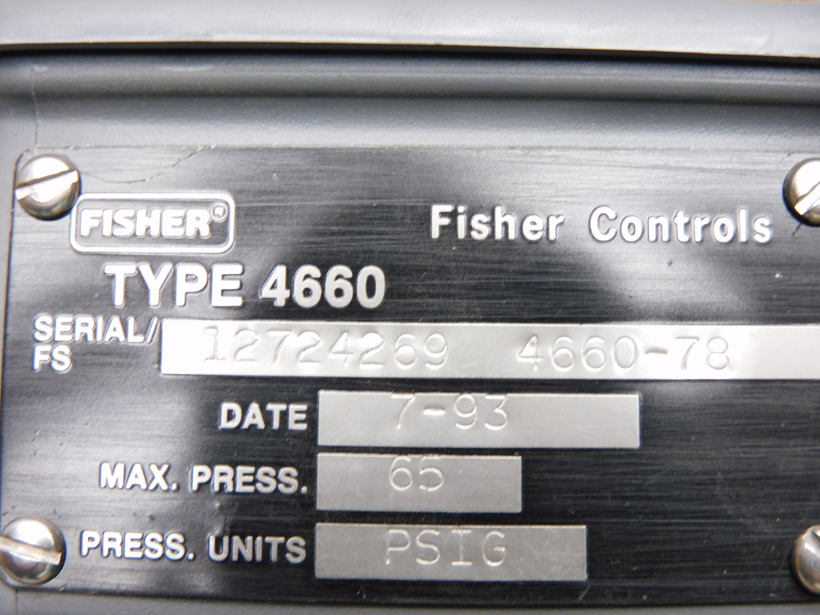 FISHER 4660 NSMP