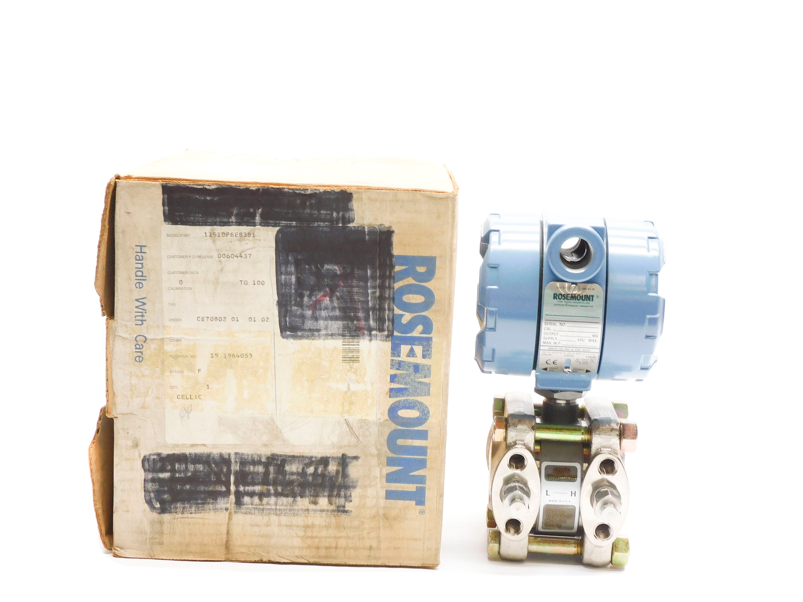 ROSEMOUNT 1151DP6E83B1 45VDC 0-100PSI NSMP