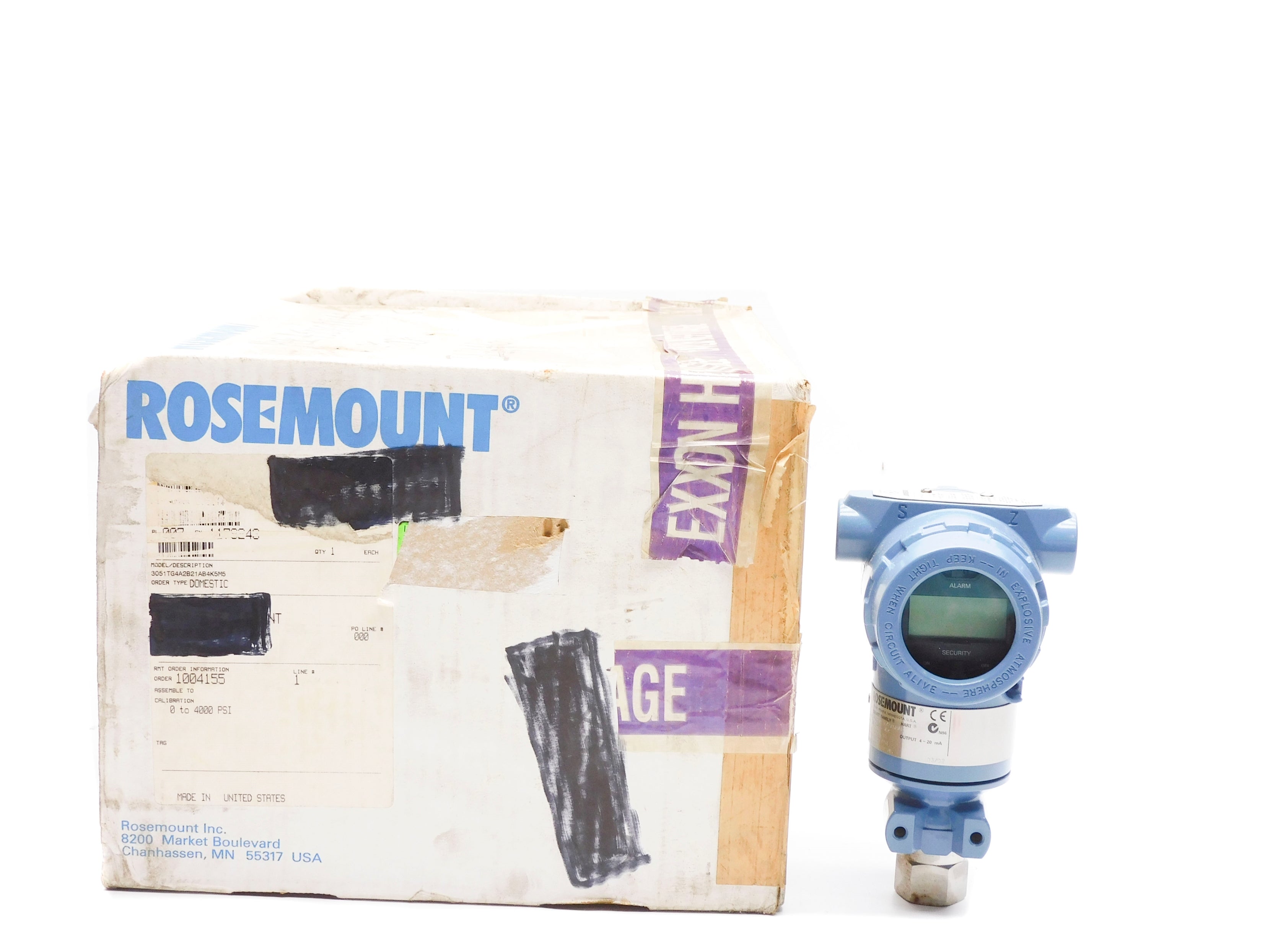 ROSEMOUNT 3051TG4A2B21AB4K5M5 NSMP