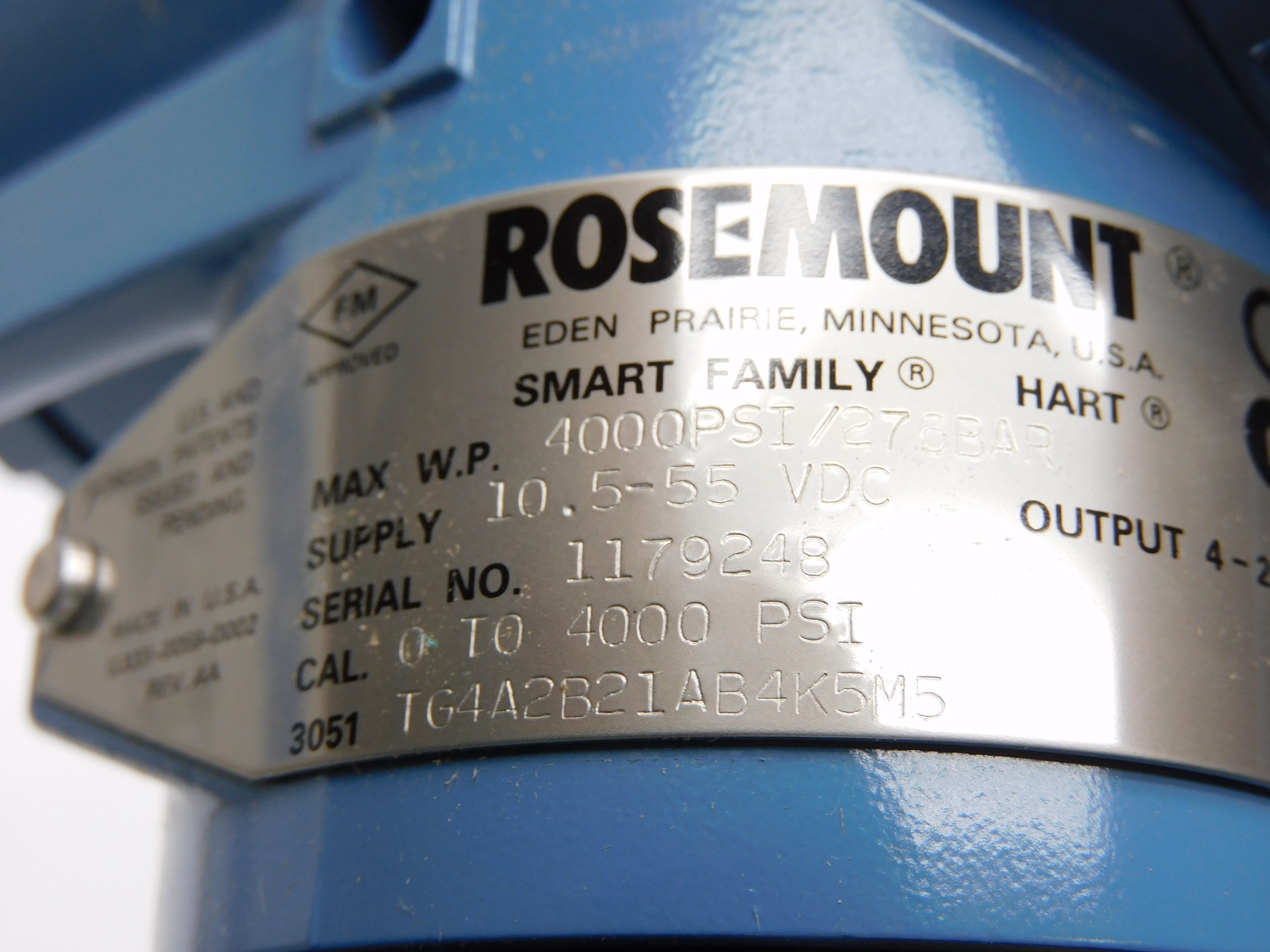 ROSEMOUNT 3051TG4A2B21AB4K5M5 NSMP