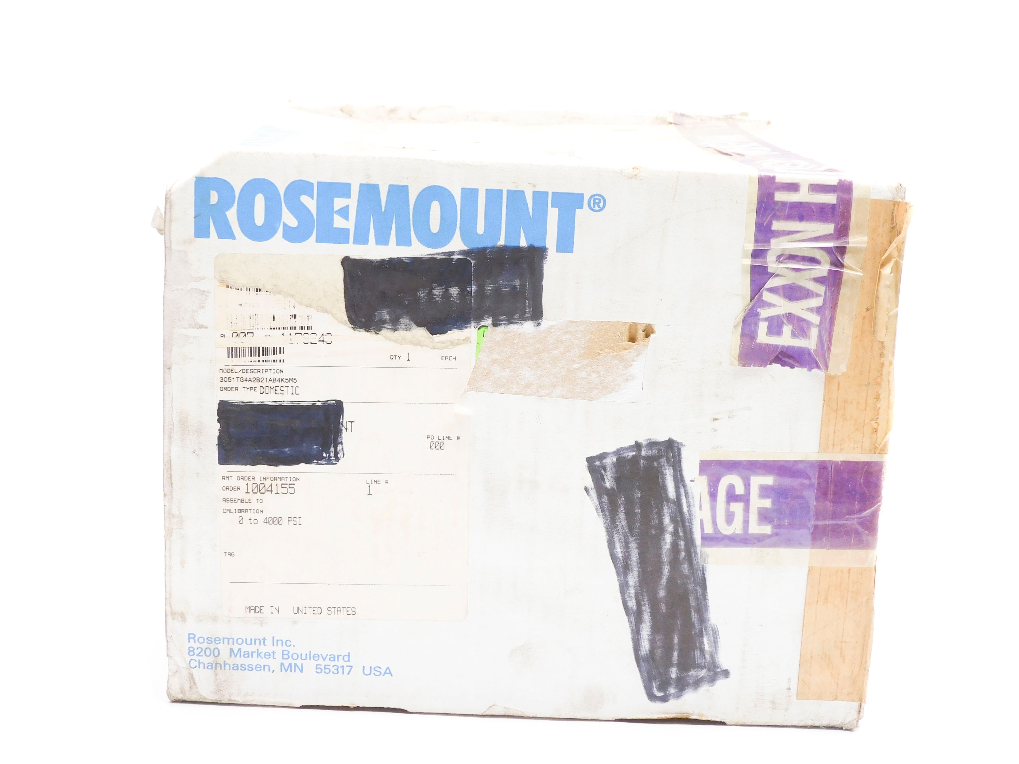 ROSEMOUNT 3051TG4A2B21AB4K5M5 NSMP