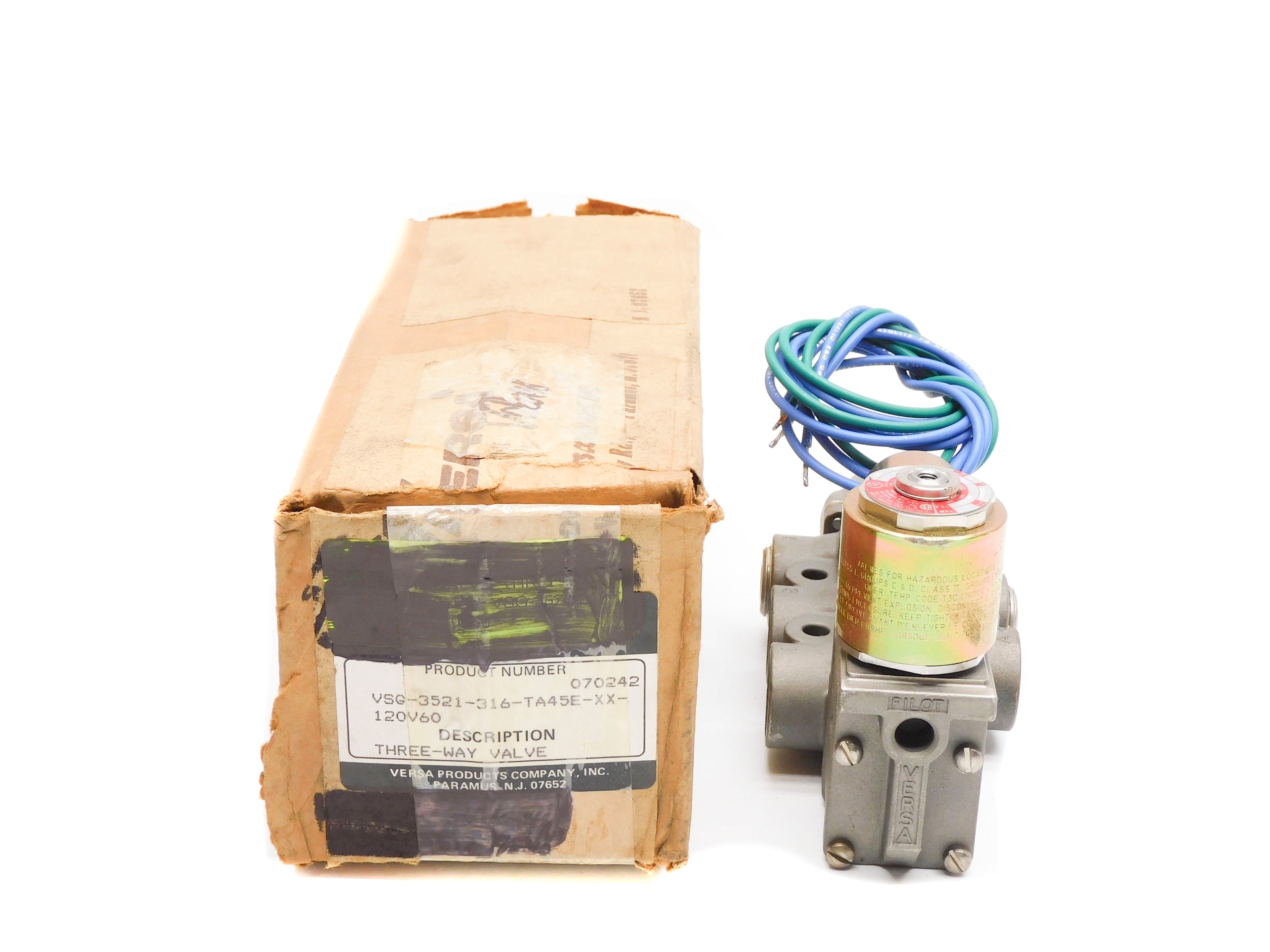 VERSA VSG-3521-316-TA45E-XX-120V60 120V 40-175PSI NSMP