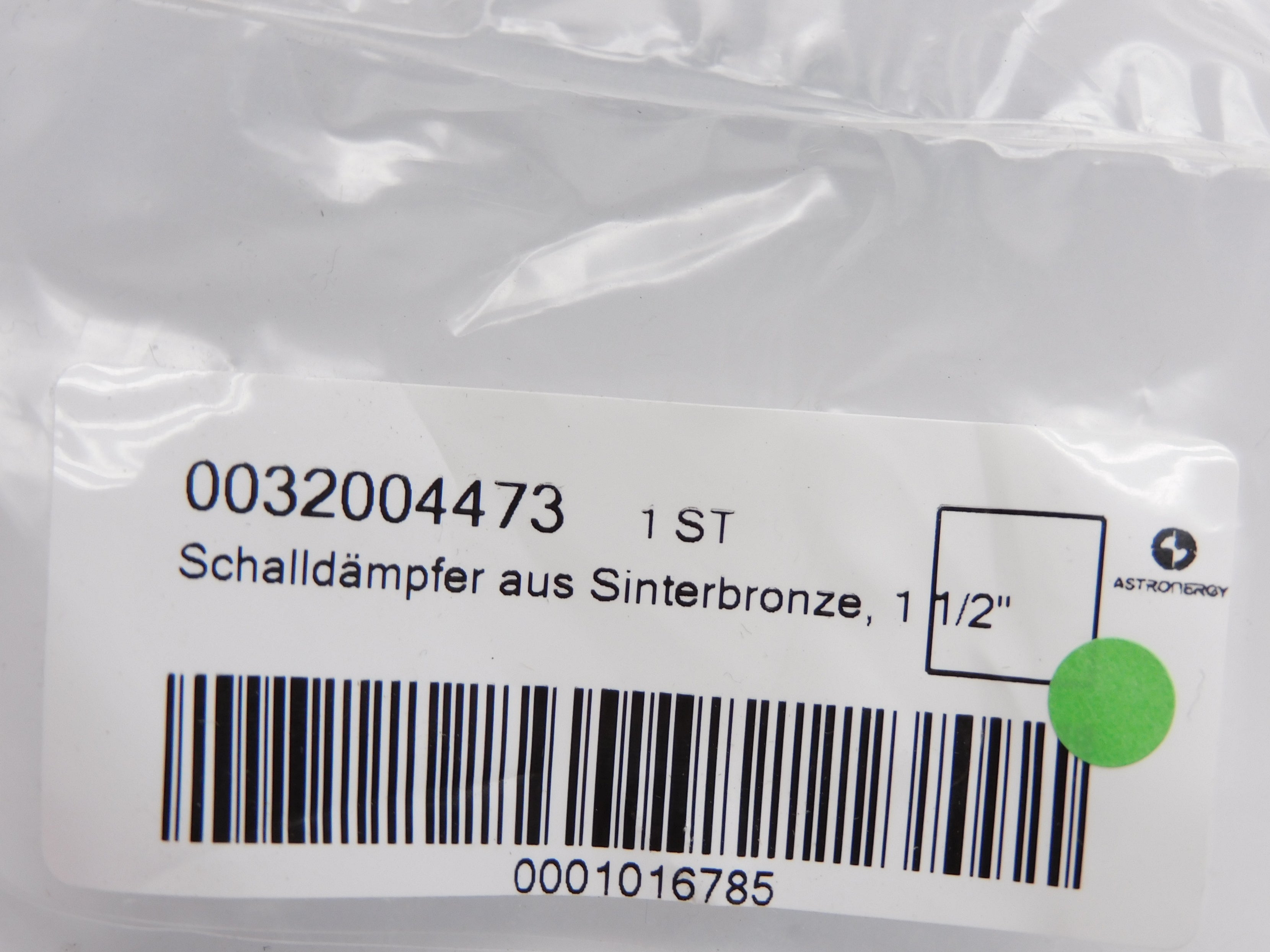 SPARE PART 80200545 300272 1-1/2" NSNP