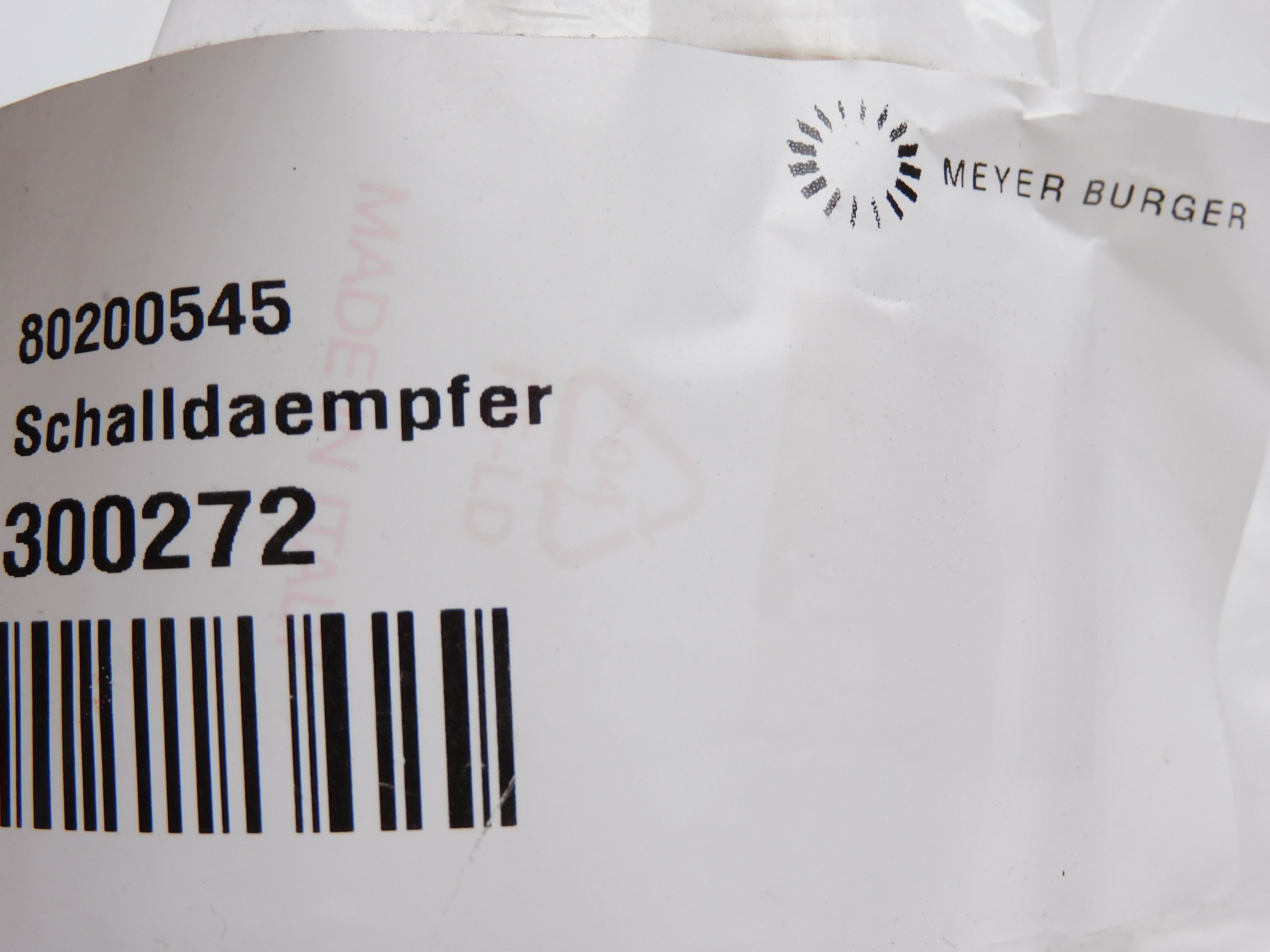 SPARE PART 80200545 300272 1-1/2" NSNP