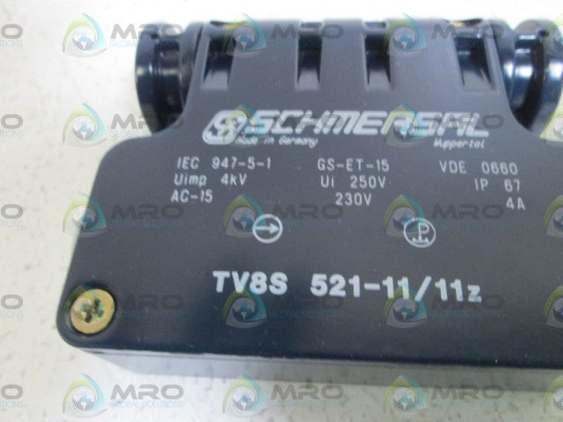 SCHMERSAL SAFETY SWITCH TV8S 521-11/11Z NSMP