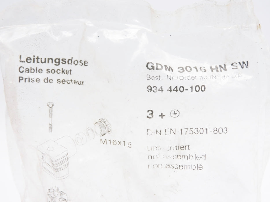 HIRSCHMANN GDM3016HNSW 934440-100 NSMP